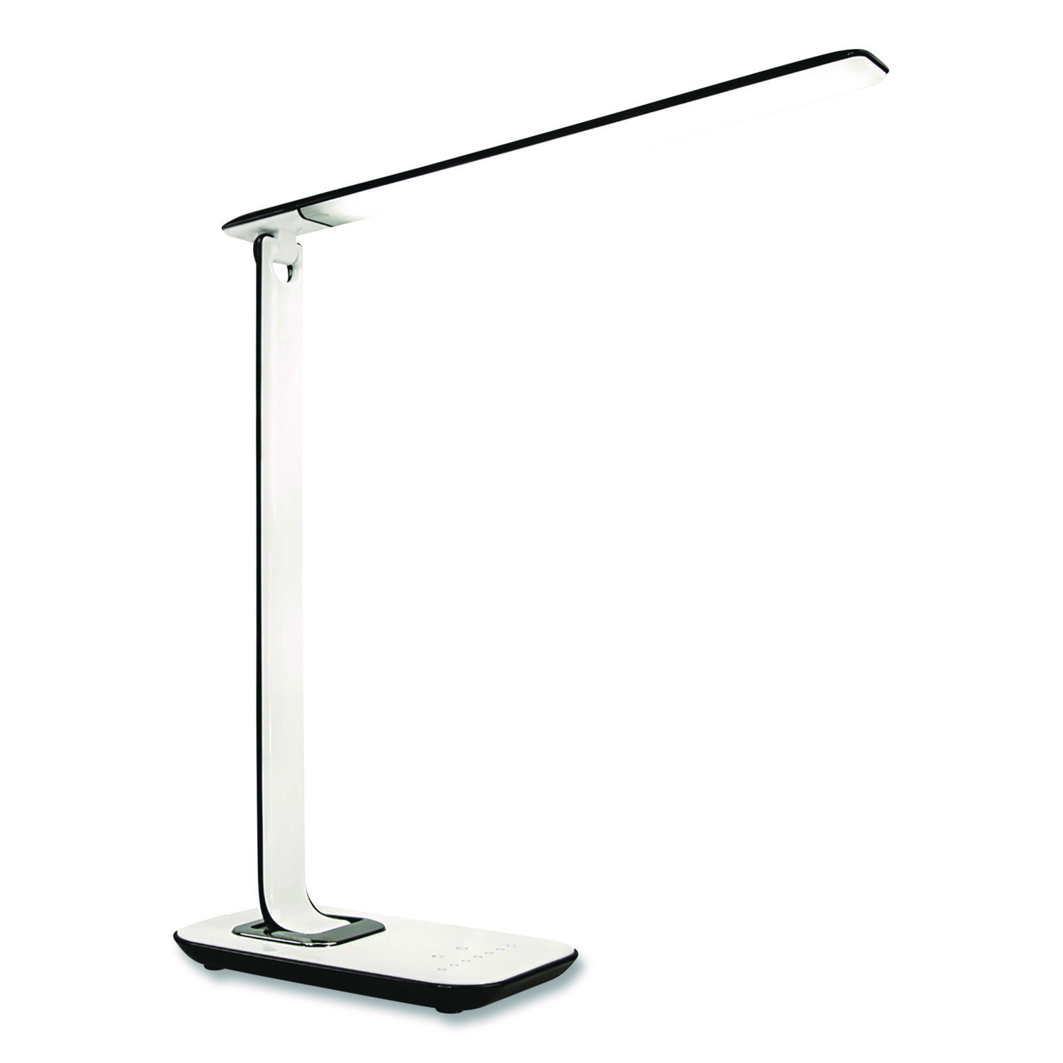 MOUNT-IT! Turcom RelaxaLight Dimmable LED Desk Lamp with USB, Adjustable Neck, 16 to 28.5 High, White