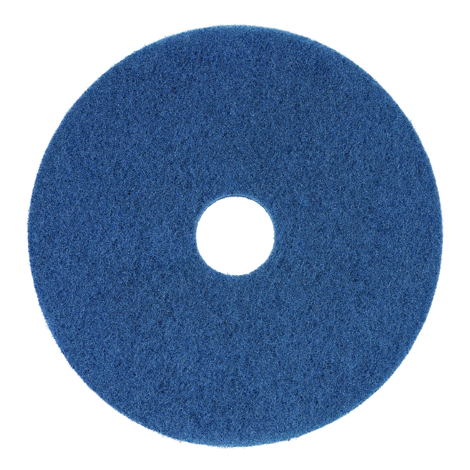 Scrubbing Floor Pads, 13″ Diameter, Blue, 5/Carton