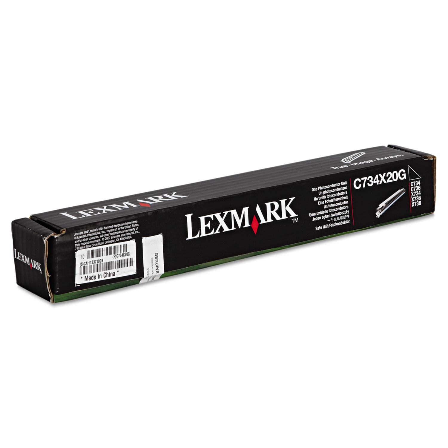 Lexmark C734X20G C734X20G Photoconductor Kit, 20000 Page-Yield, Black (LEXC734X20G) 