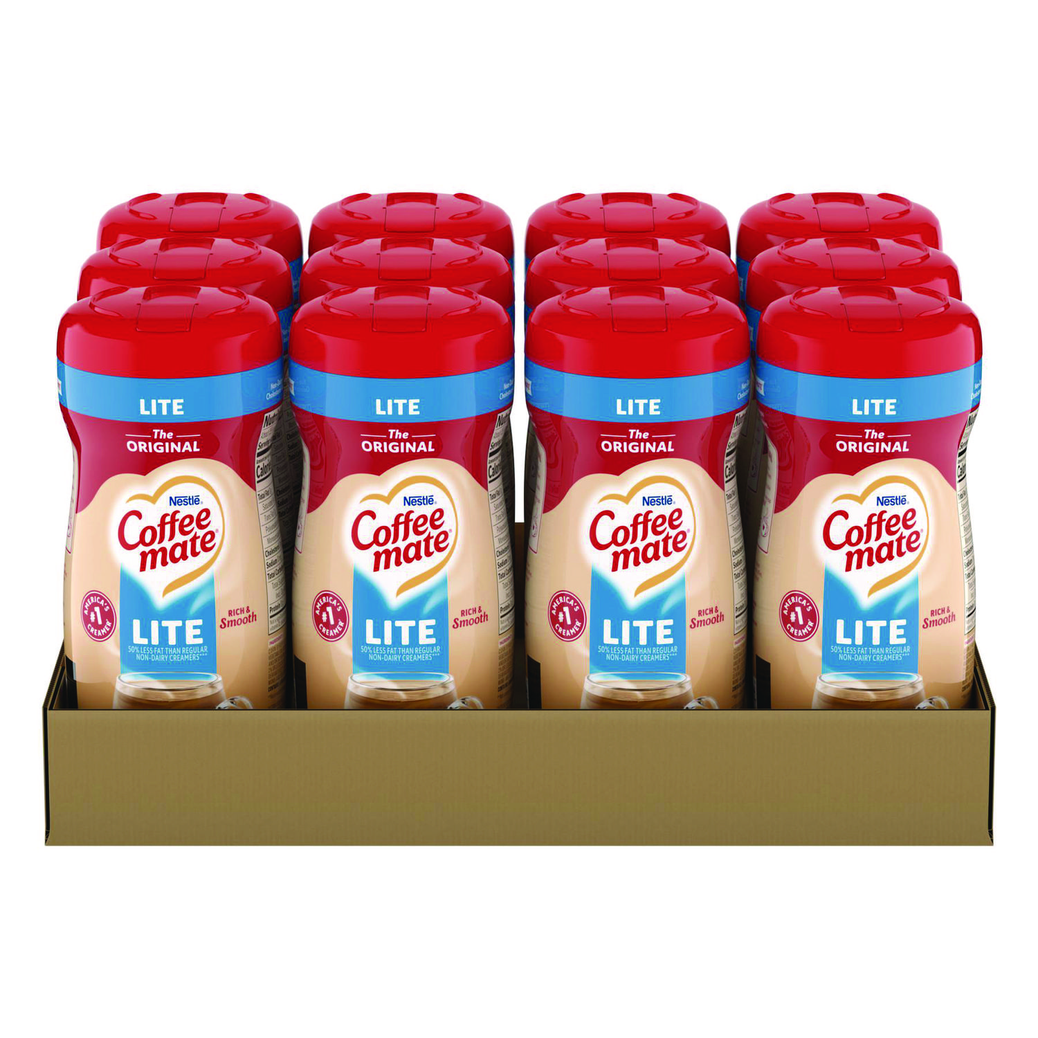 Powdered Original Lite Creamer, 11 oz. Canister, 12/Carton