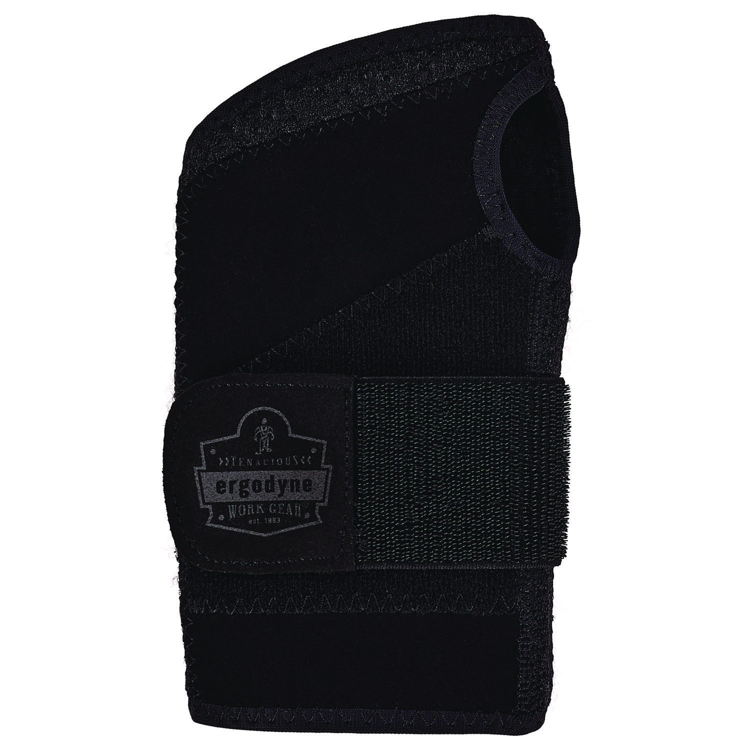 ProFlex 4005 Wrist Brace Support with Single Strap, Medium, Fits Left Hand, Black