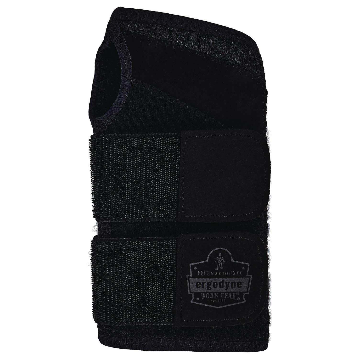 ProFlex 4015 Wrist Brace Support with Double Strap, Medium, Fits Right Hand, Black