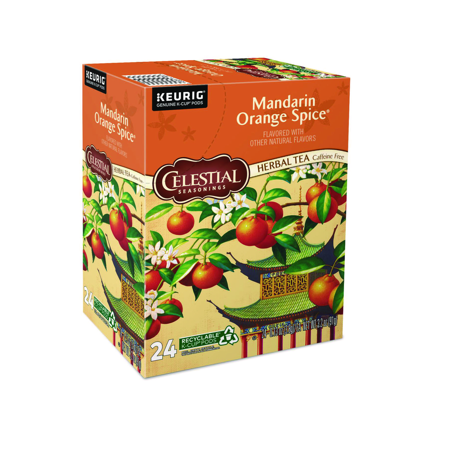 Mandarin Orange Spice Herb Tea K-Cups 24/Box