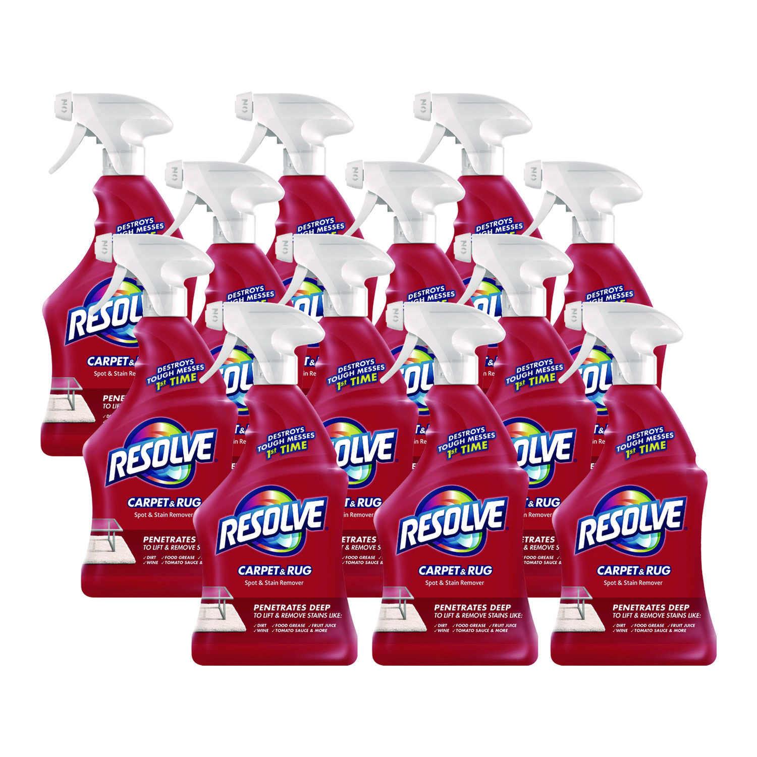 Triple Oxi Advanced Trigger Carpet Cleaner, 22 oz Spray Bottle