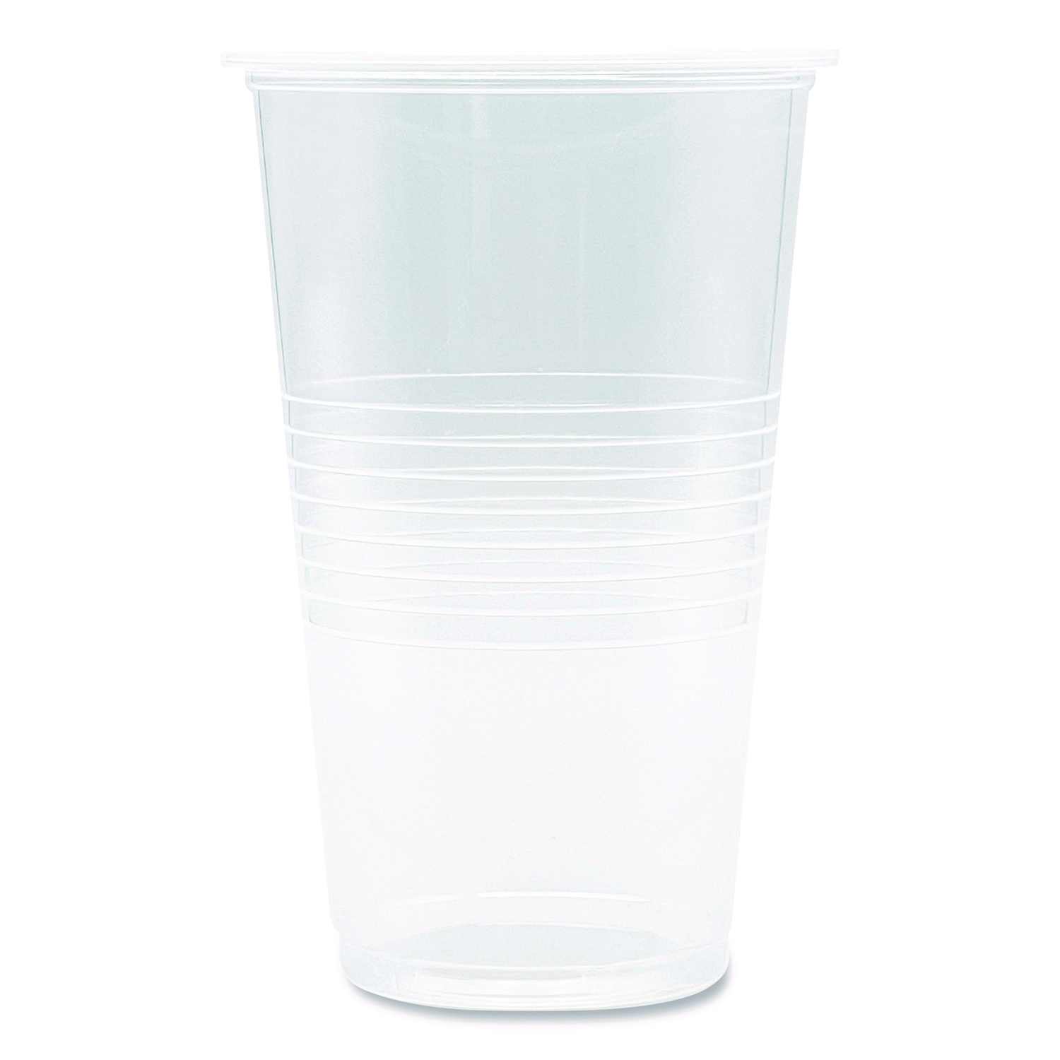 Translucent Plastic Cold Cups, 20 oz, Clear, 50/Pack