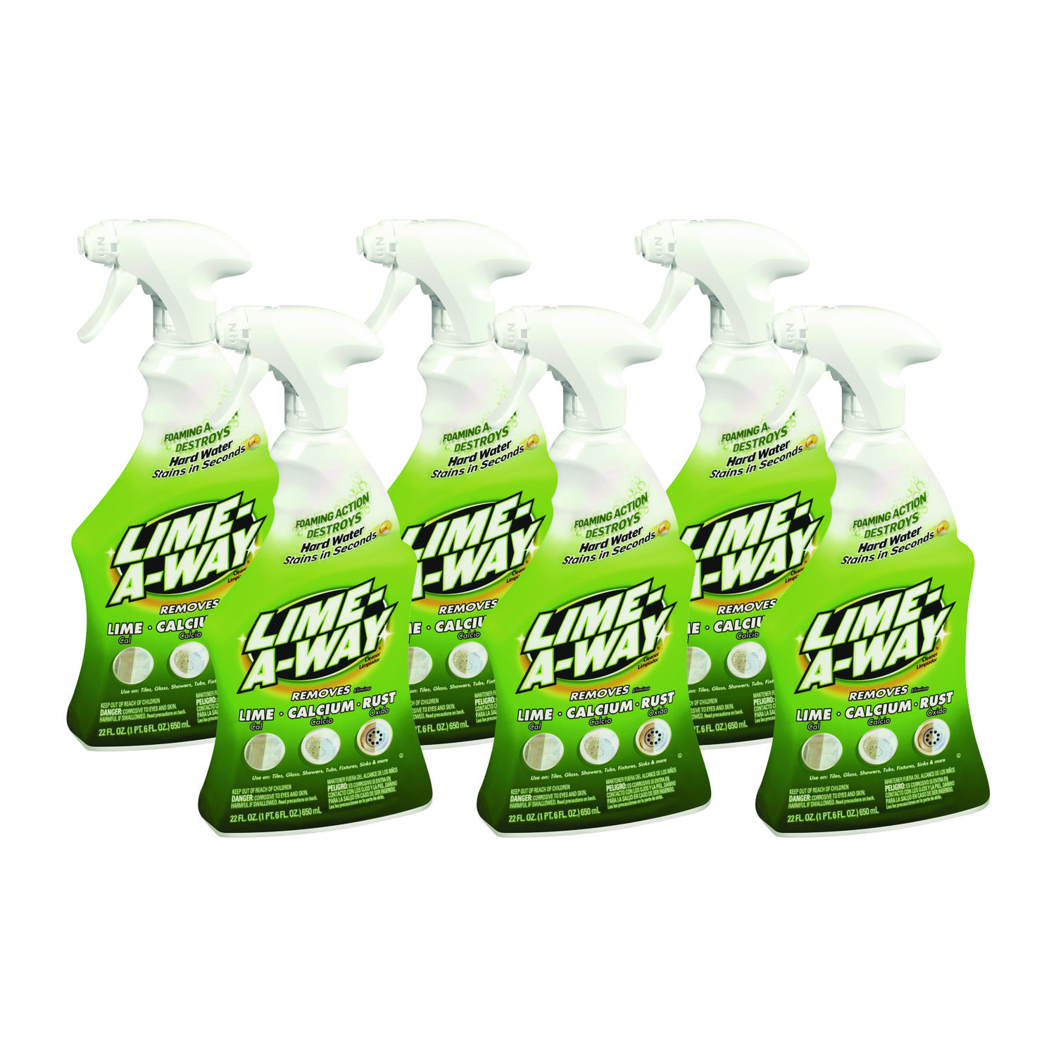 Lime, Calcium and Rust Remover, 22 oz Spray Bottle