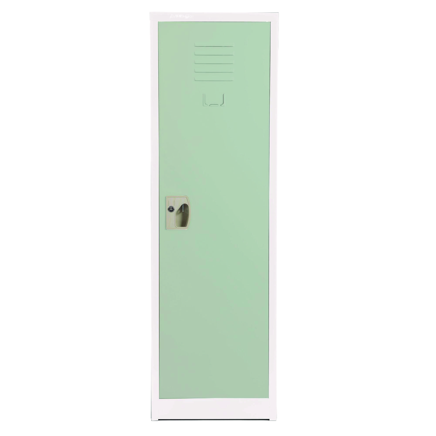 Steel Storage Locker, 1 Compartment, 15 x 15 x 48, Misty Green