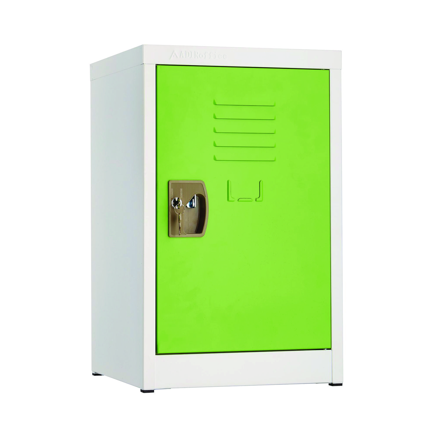 Steel Storage Locker, 1 Compartment, 15 x 15 x 24, Green