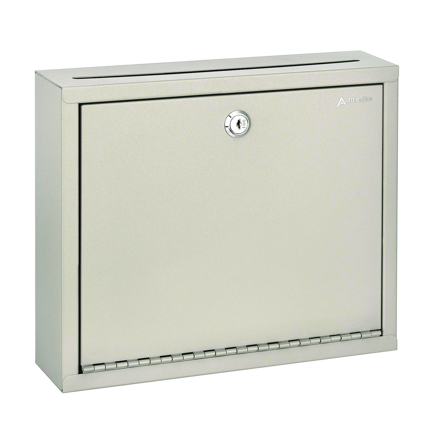 Large Size Steel Multi-Purpose Secure Drop Box, 12 x 3 x 10, Beige