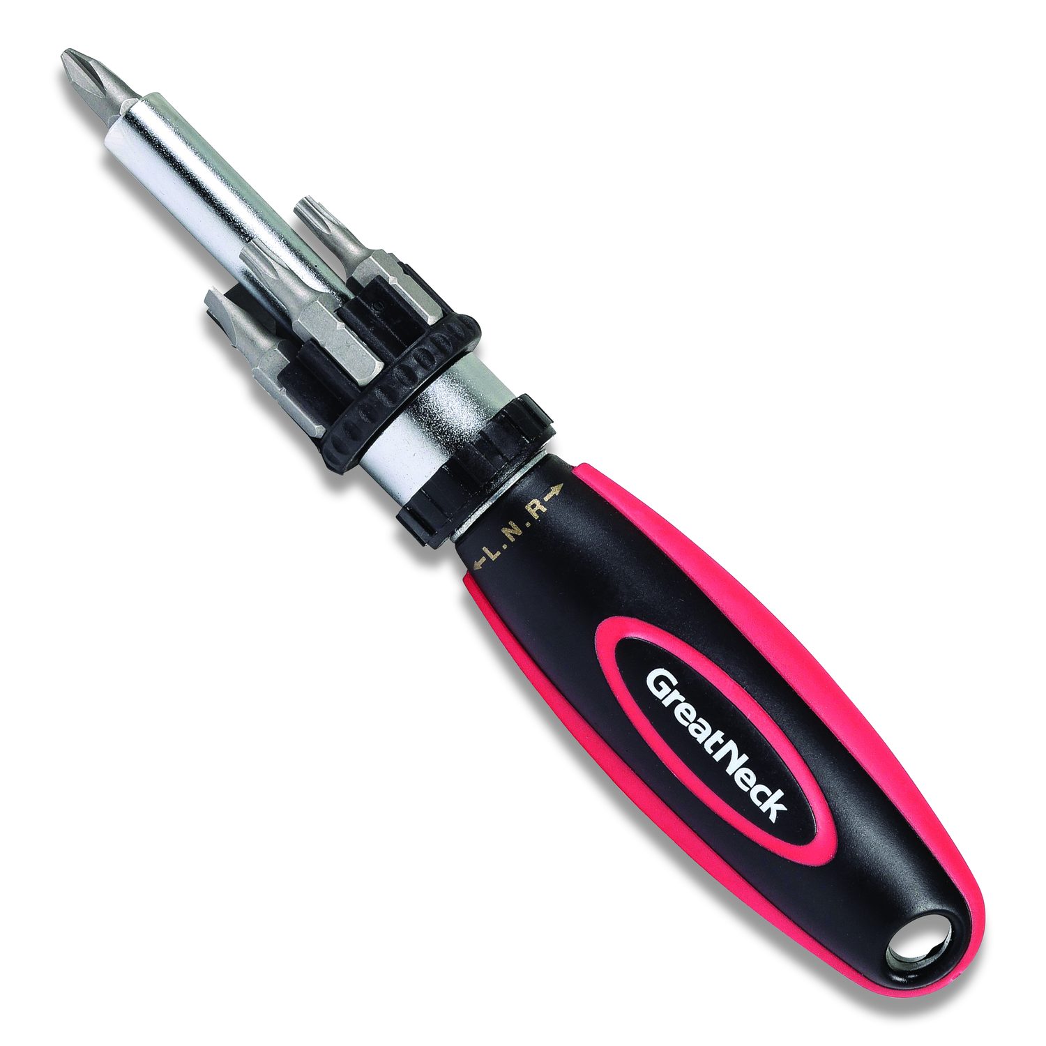 Ratcheting Screw/Nut Driver Set, 7 Phillips, SAE Slotted and Torx