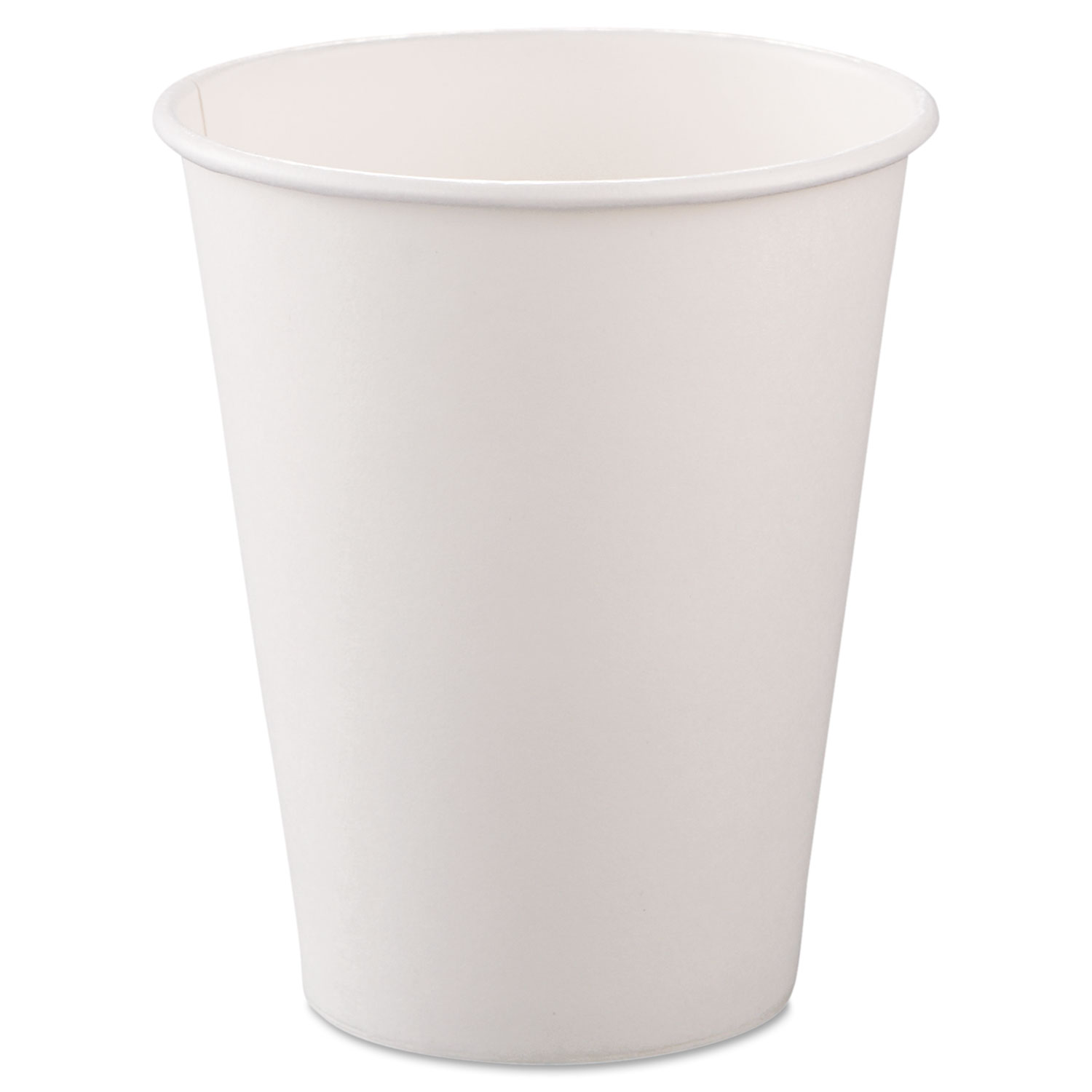  Dart 378W-2050 Single-Sided Poly Paper Hot Cups, 8oz, White, 50/Bag, 20 Bags/Carton (SCC378W2050) 
