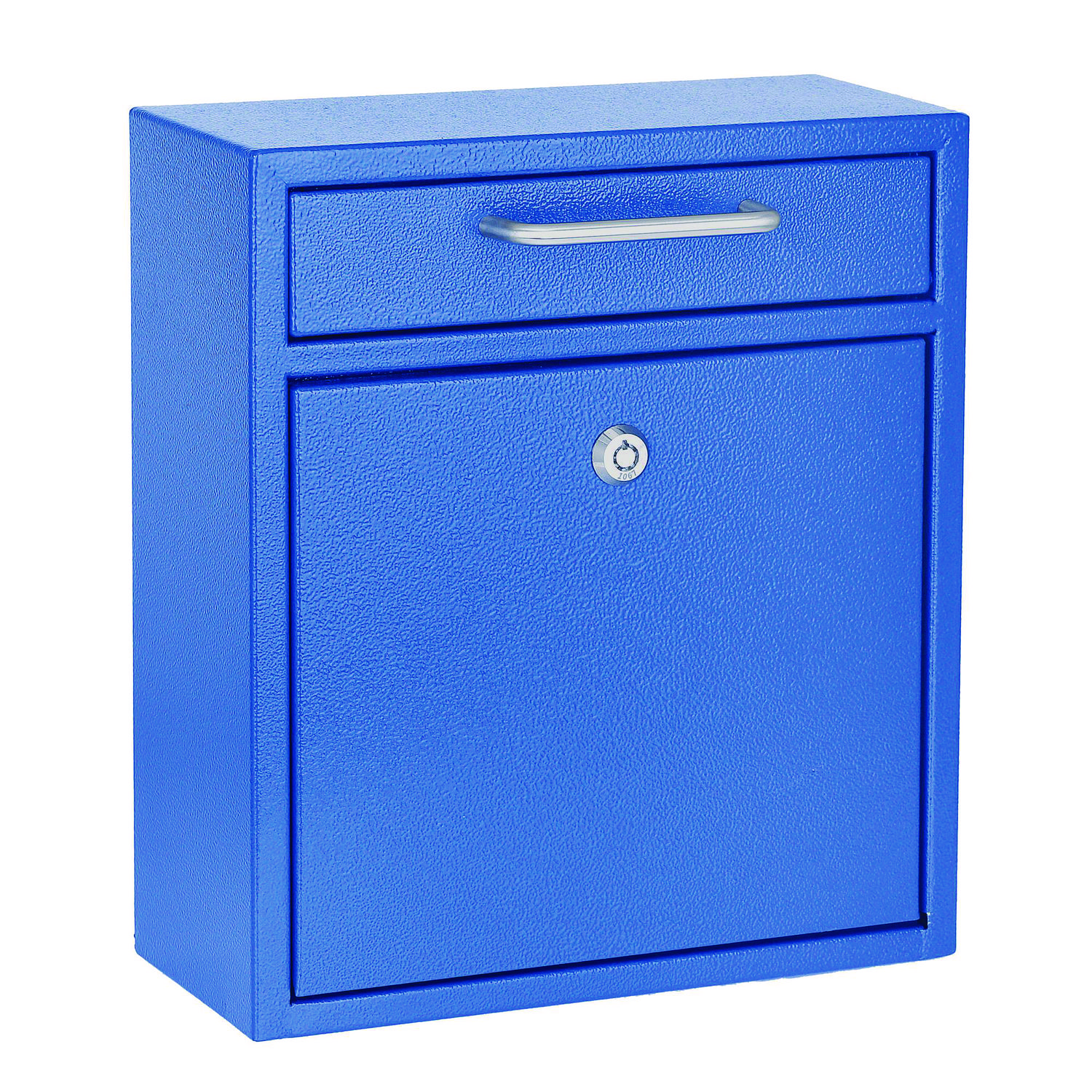 Medium Ultimate Wall Mounted Mail Box, 10.4 x 4.5 x 12, Blue