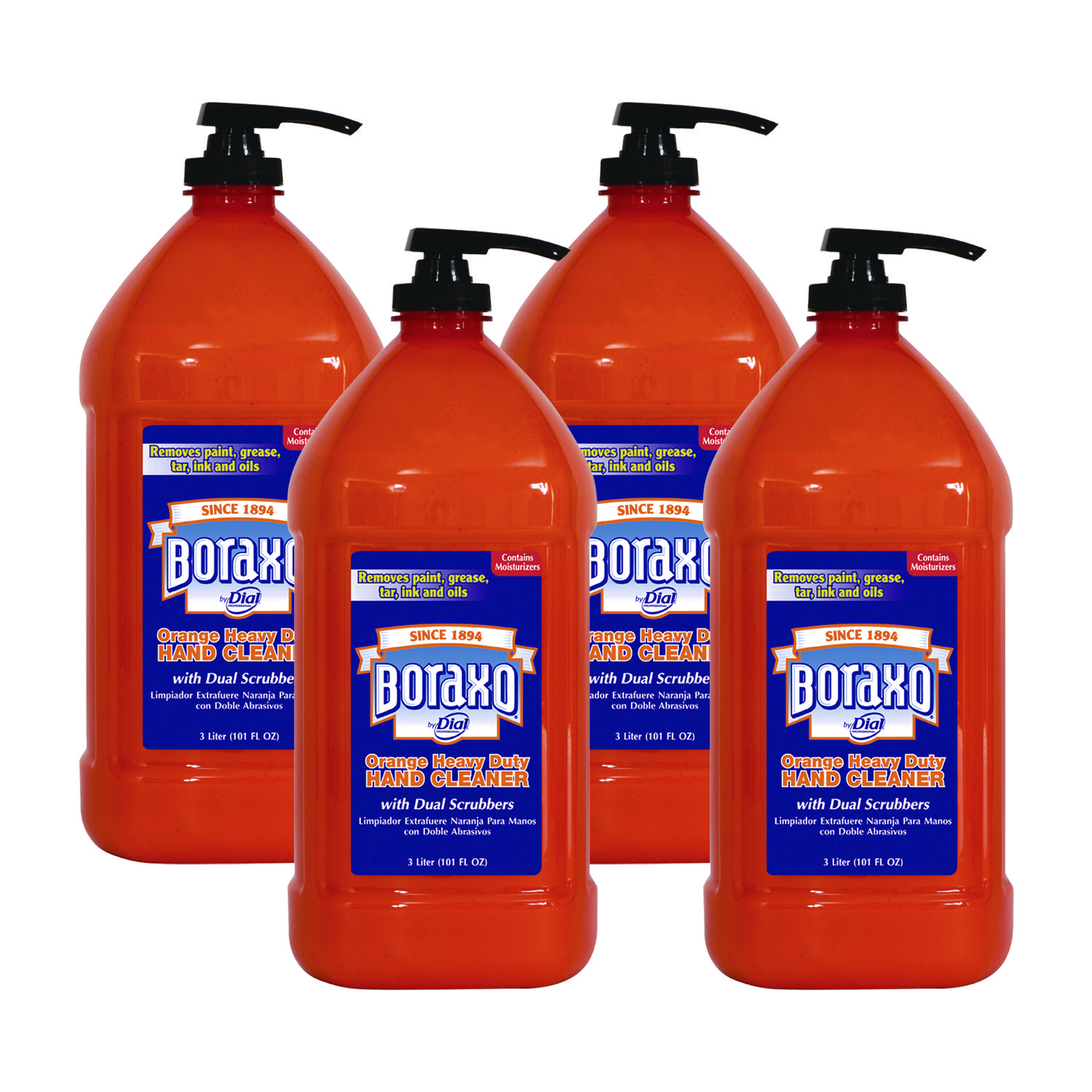 Orange Heavy Duty Hand Cleaner, Citrus Scent, 3 L, 4/Carton