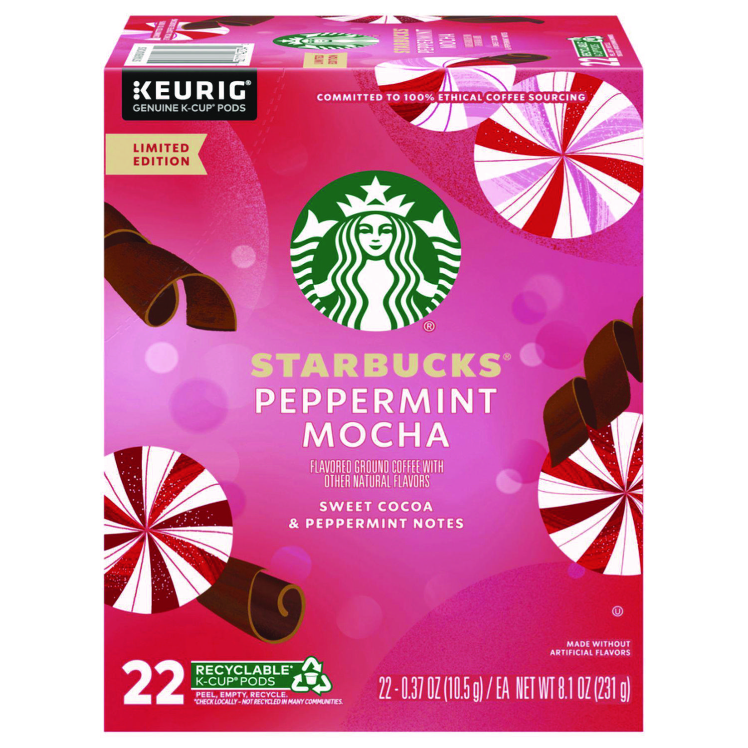 Peppermint Mocha K-Cup, 22/Box