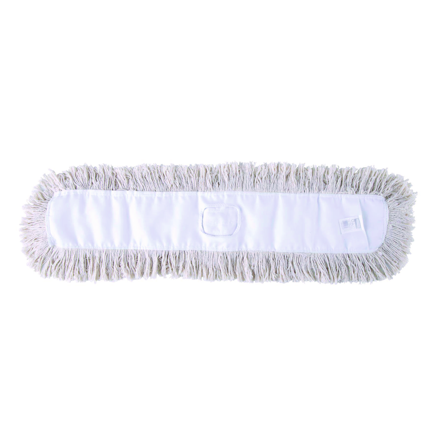 Dust Mop Heads, Kut-A-Way, White, 36 x 5, Cut-End, Cotton