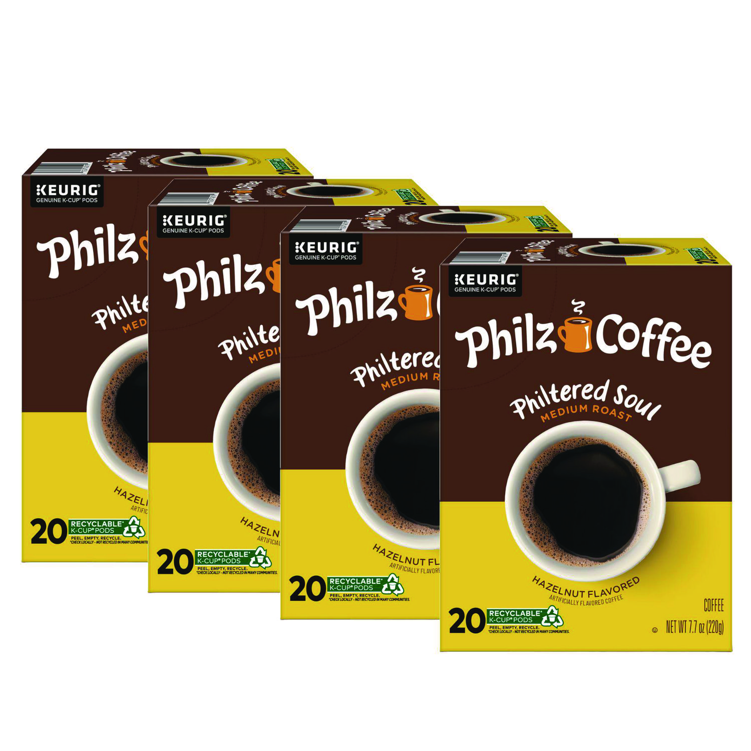 Philtered Soul K Cups, Hazelnut, 80/Carton