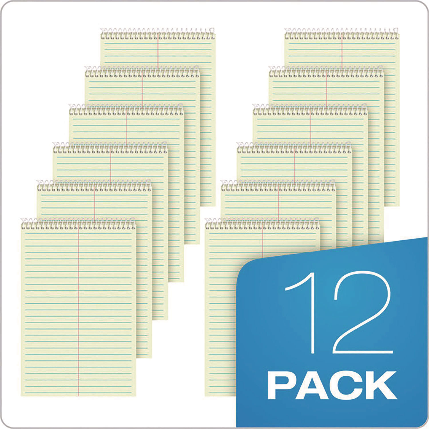 TOPS™ Gregg Steno Pads, Gregg Rule, (60) Green-Tint 6 x 9 Sheets ...