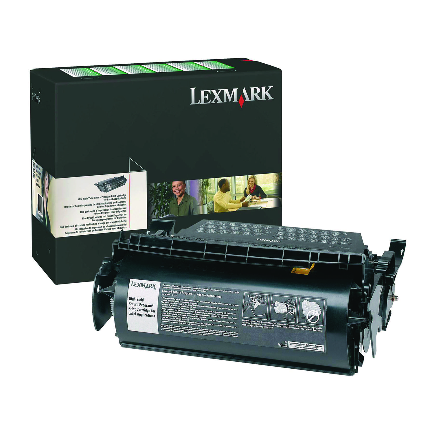 12A7644 Corporate Return Program High-Yield Toner, 30,000 Page-Yield, Black