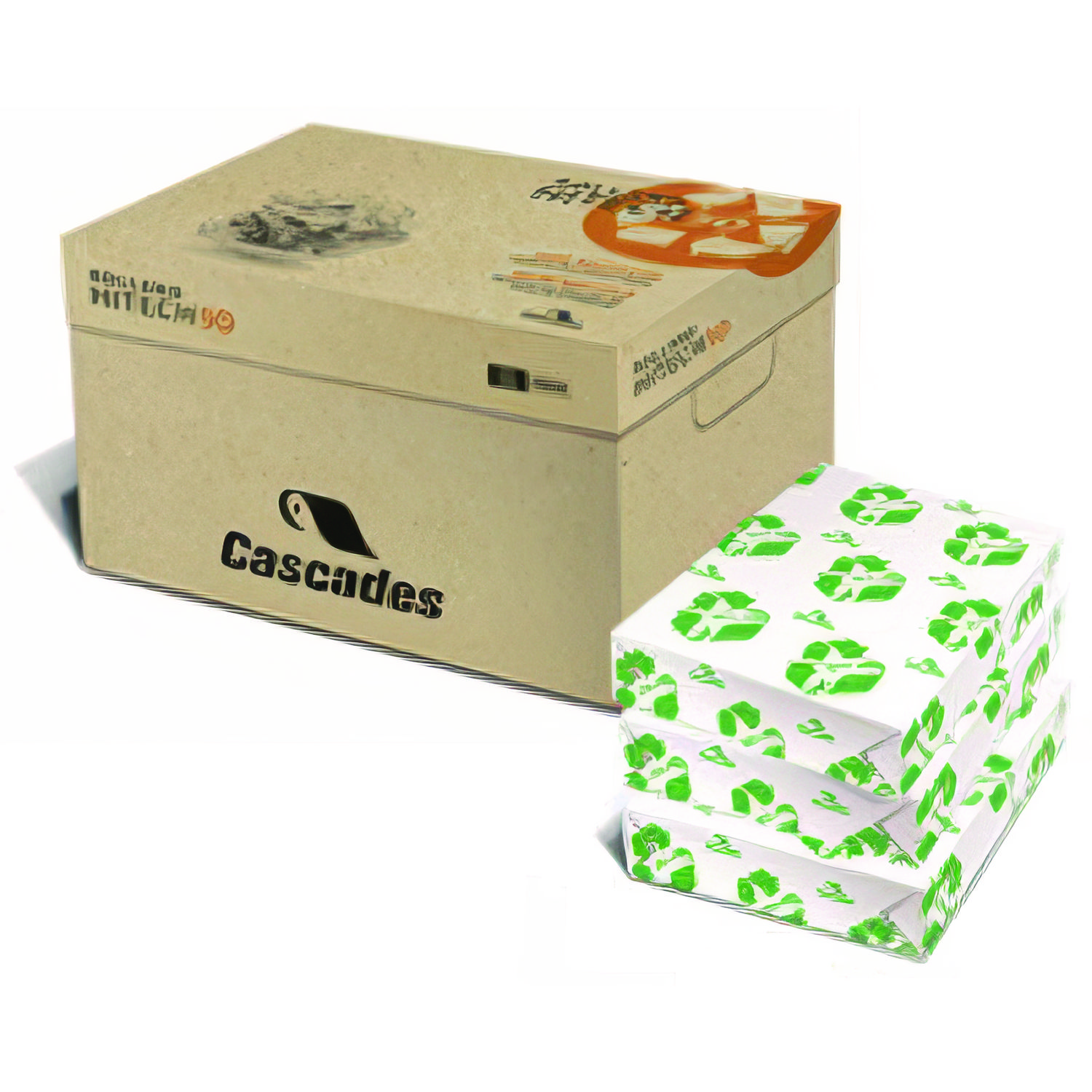 Enviro100 Copy Paper, 92 Bright, 20 lb Bond Weight, 8.5 x 14, White, 500 Sheets/Ream, 10 Reams/Carton