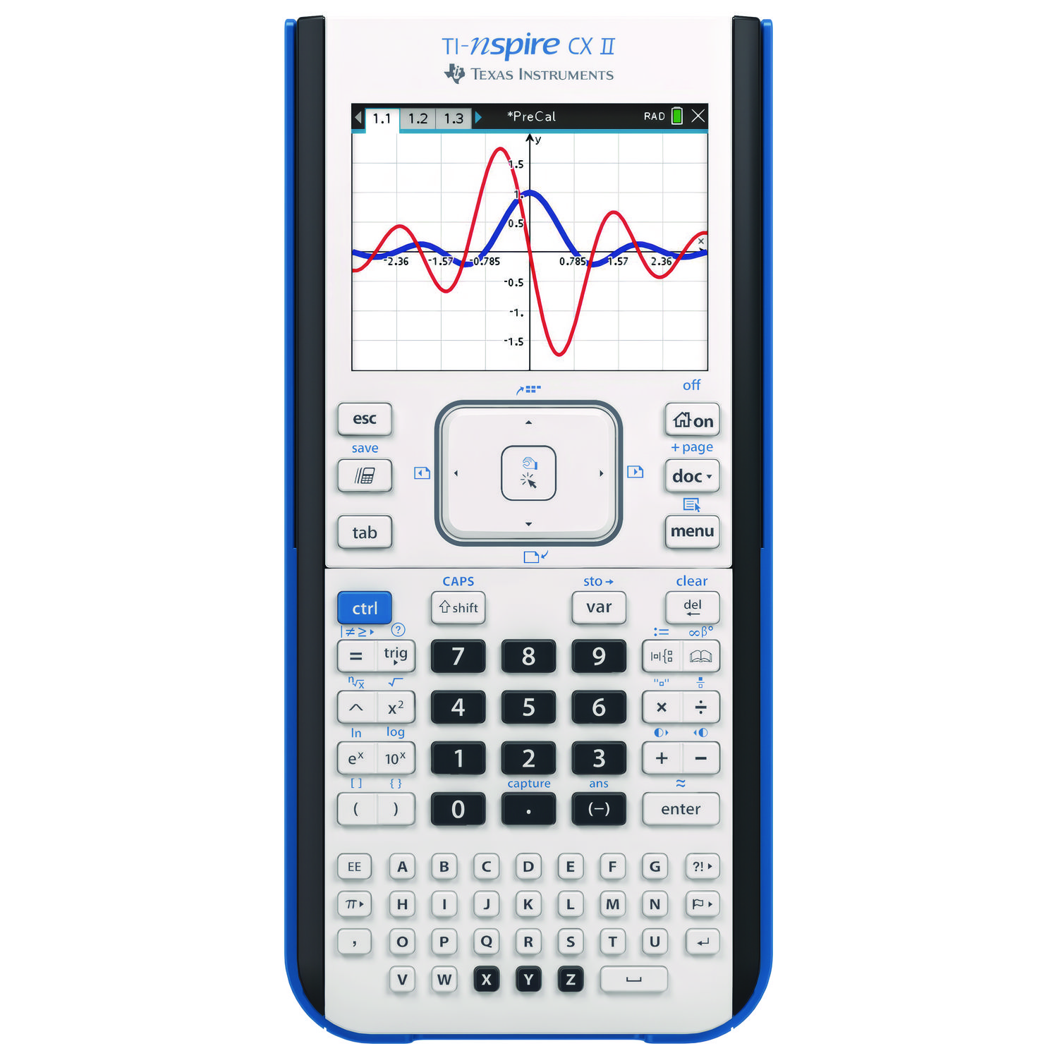 TI-Nspire CX II Graphing Calculator, 10-Digit LCD