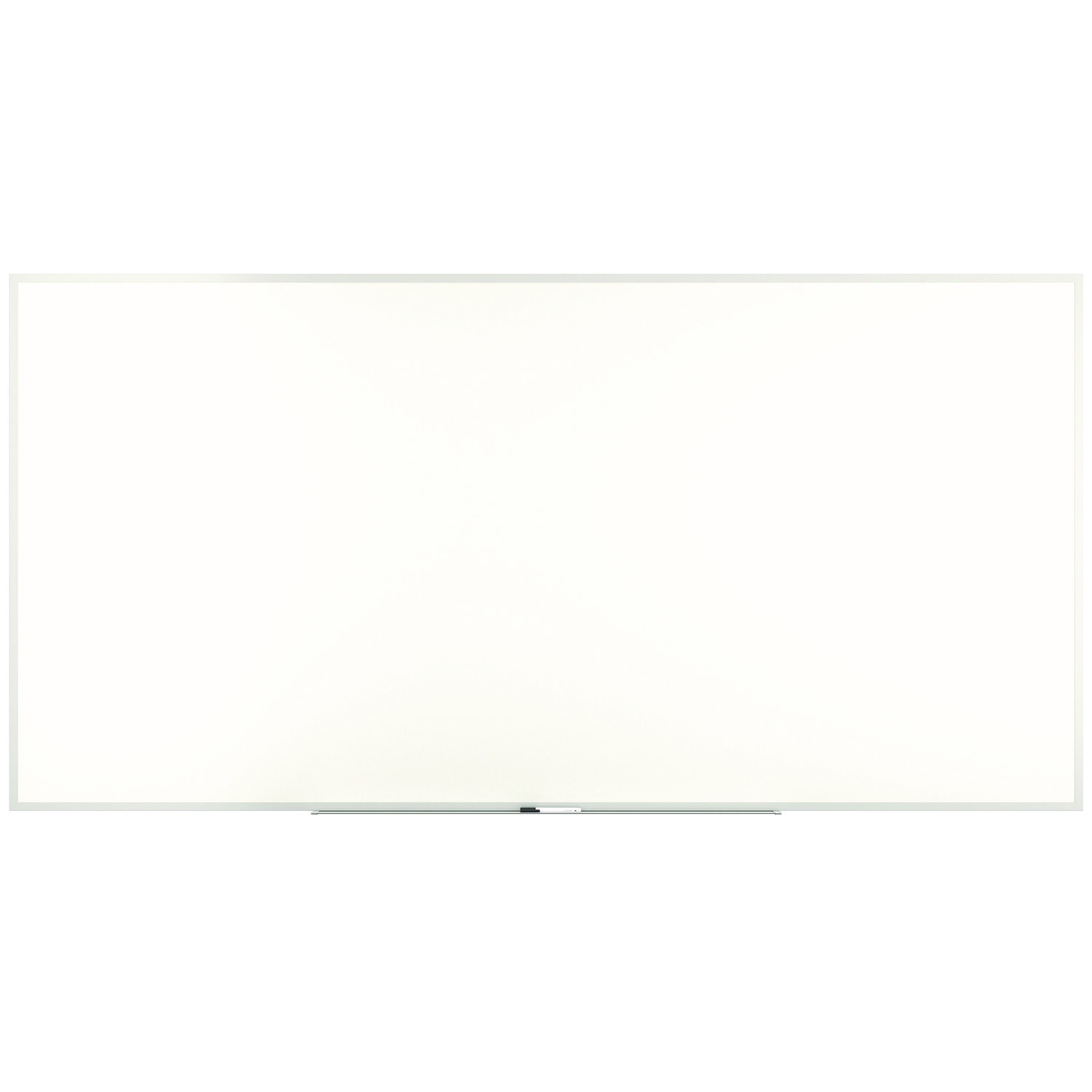 Melamine Dry Erase Board, 96″ x 48″, White Surface, Gray/Natural Aluminum Frame