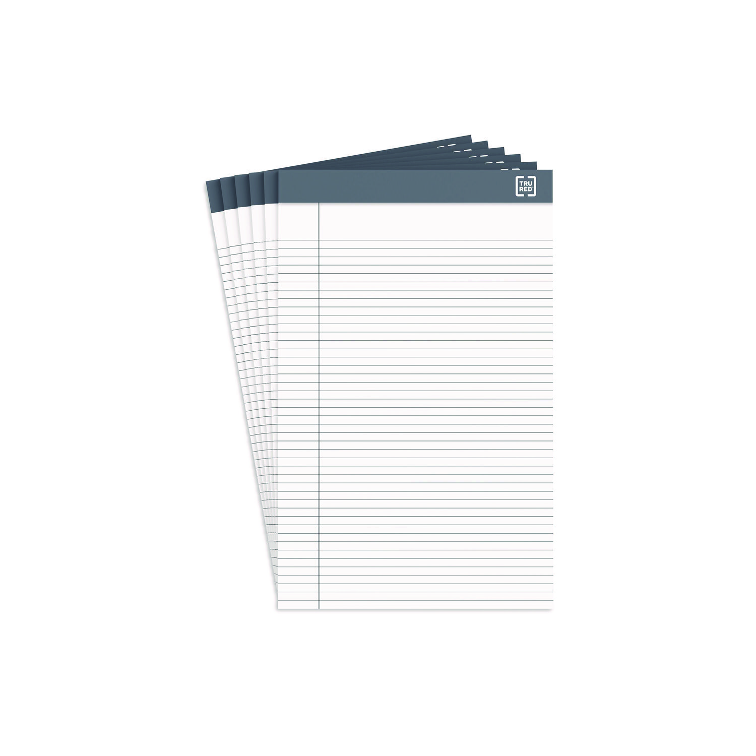 Notepads, Narrow Rule, 50 White 5 x 8 Sheets, 6/Pack