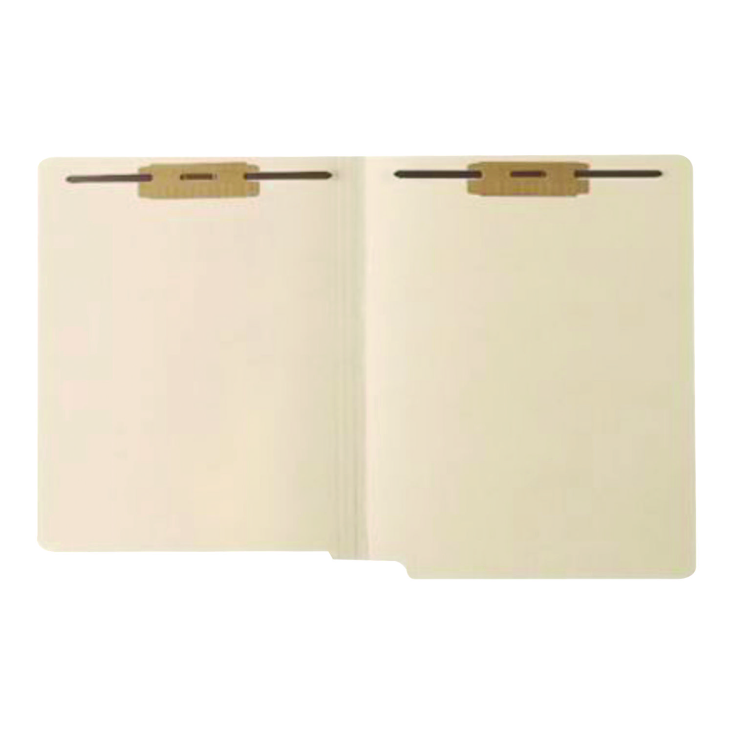 Heavy-Duty End Tab File Folder, 0.75″ Expansion, 2 Fasteners, Letter Size, Manila Exterior, 50/Box