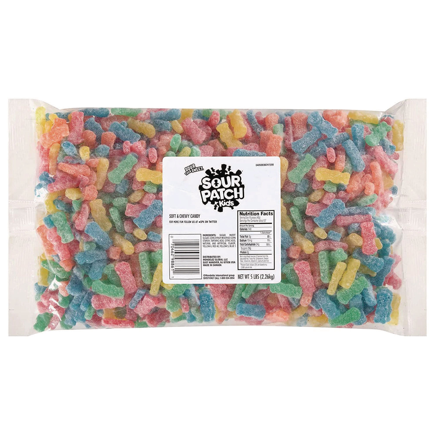 Variety Bag, Assorted Sour, 5 lb Bag