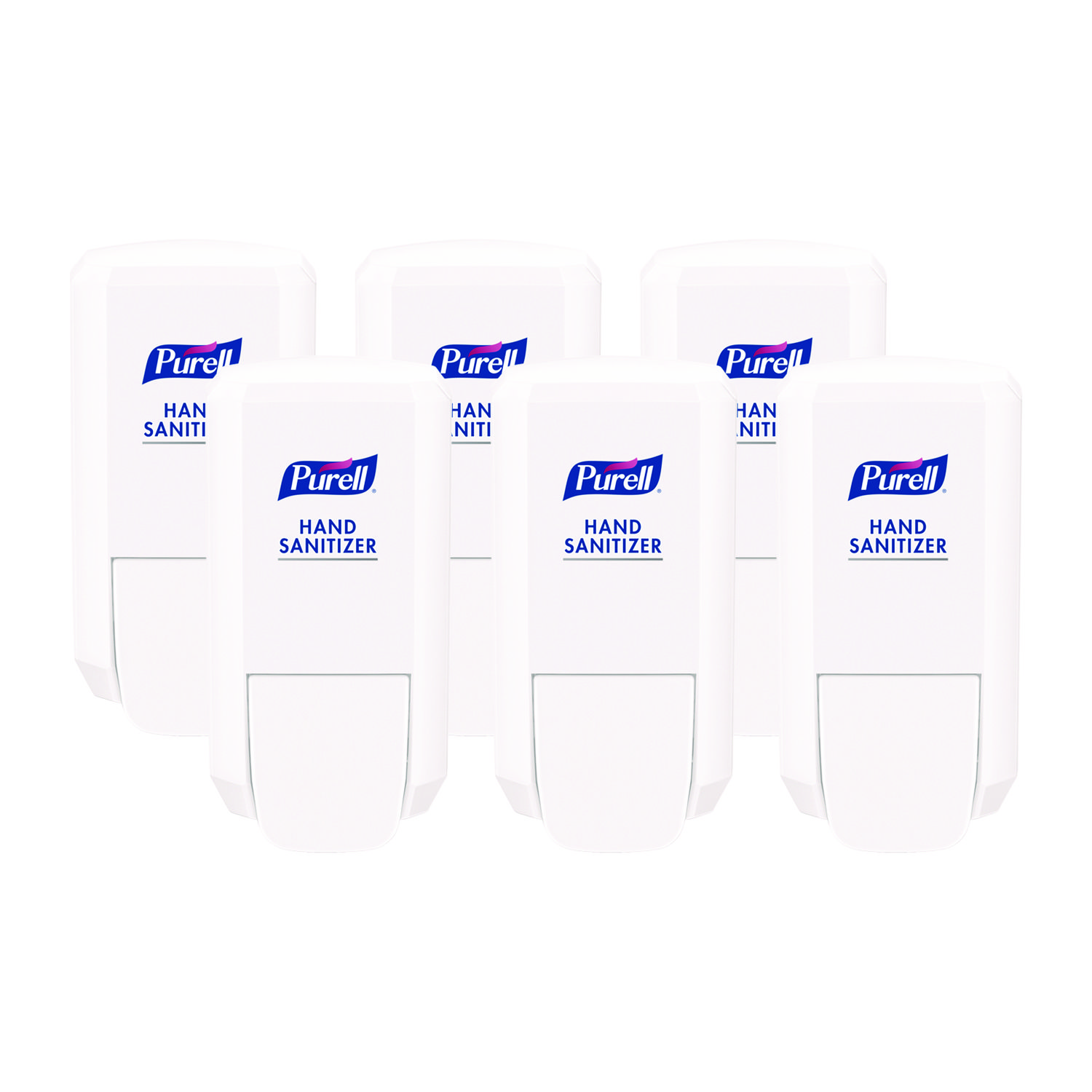 CS2 Hand Sanitizer Dispenser, 1,000 mL, 5.14 x 3.83 x 10, White, 6/Carton