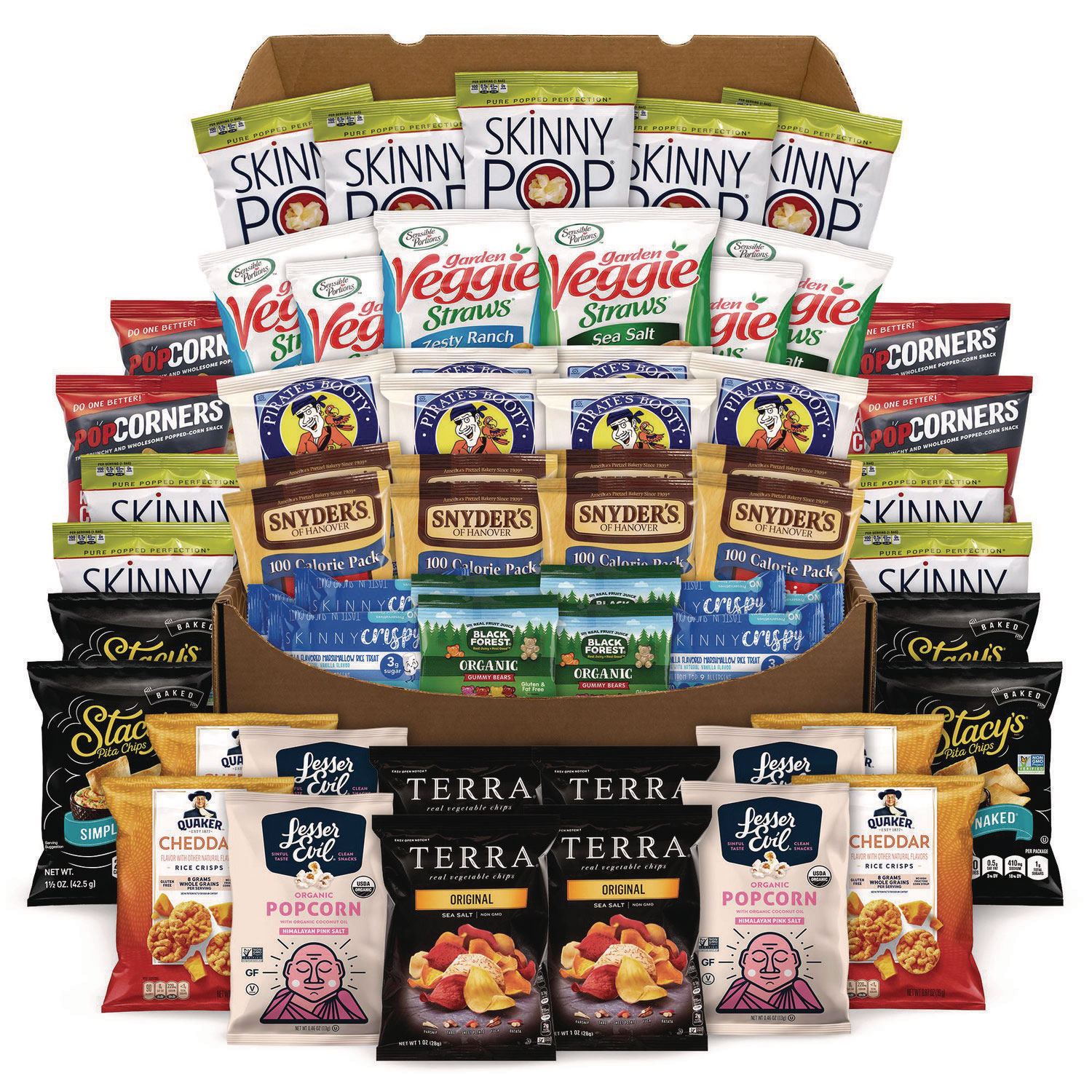 Big Healthy Snack Box, 61 Assorted Snacks/Box