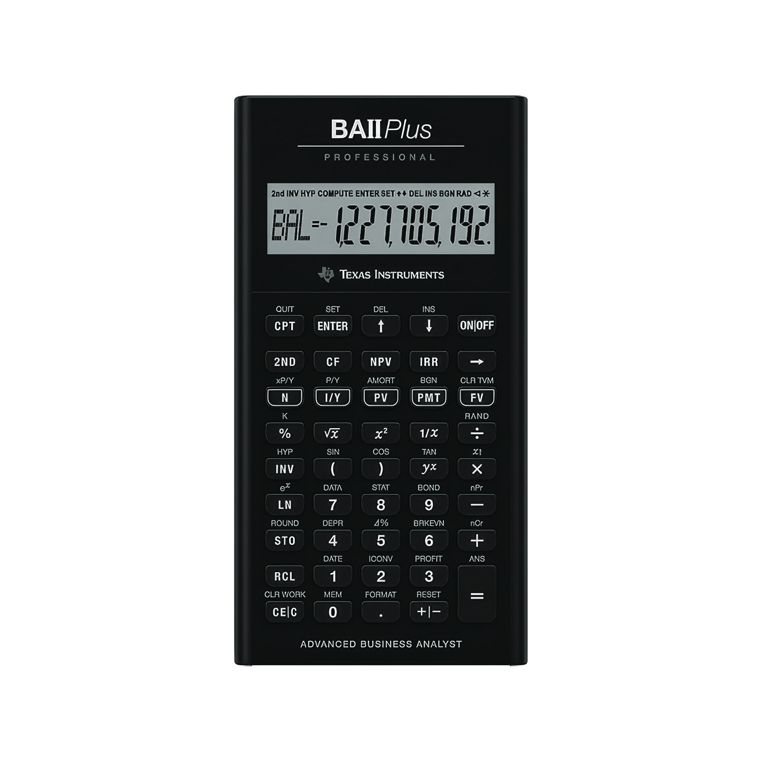 BAIIPlus PRO Financial Calculator, 10-Digit LCD