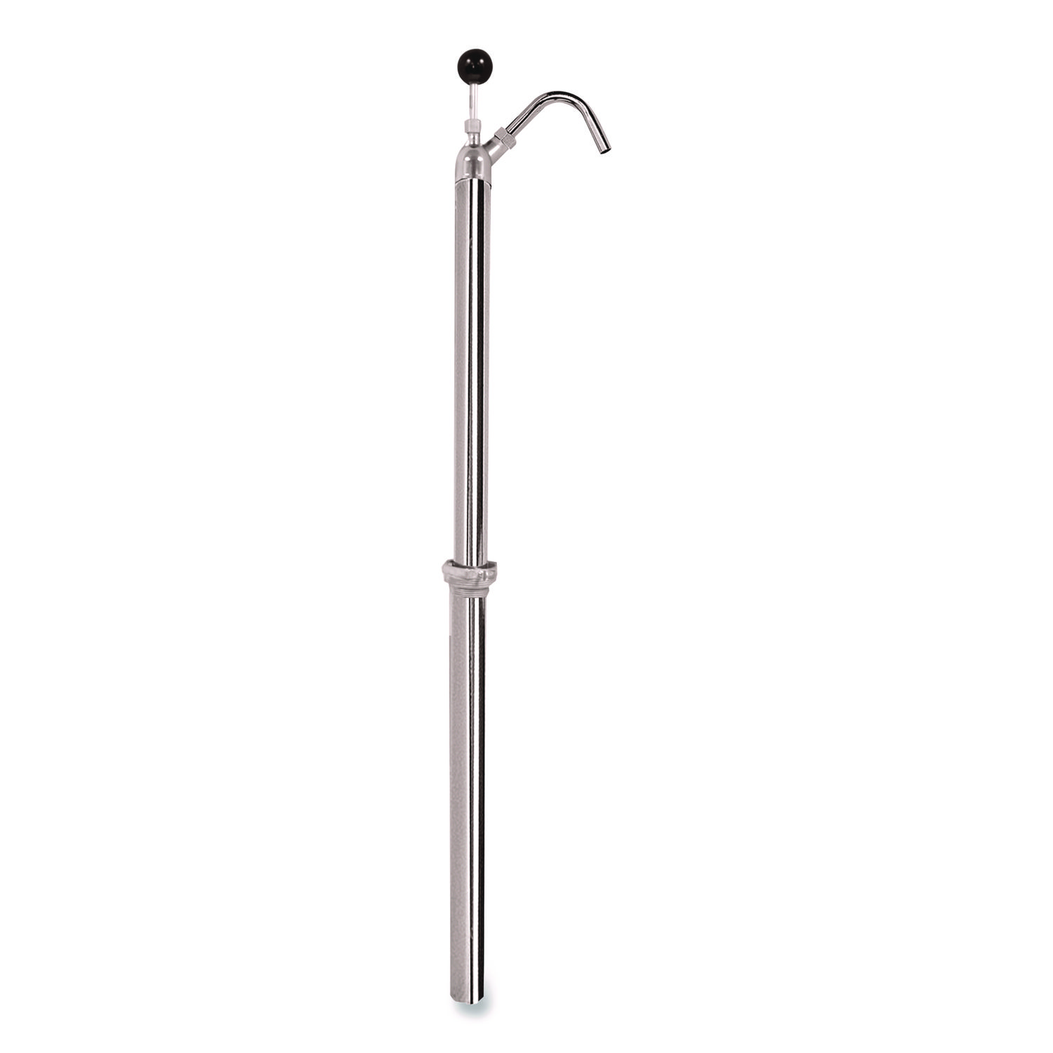 Bottle Pump, 22 oz Output, Steel, 42.5" Tall, Chrome