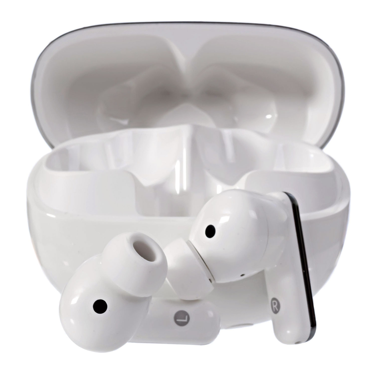 Blunote Earbuds, Silver/White