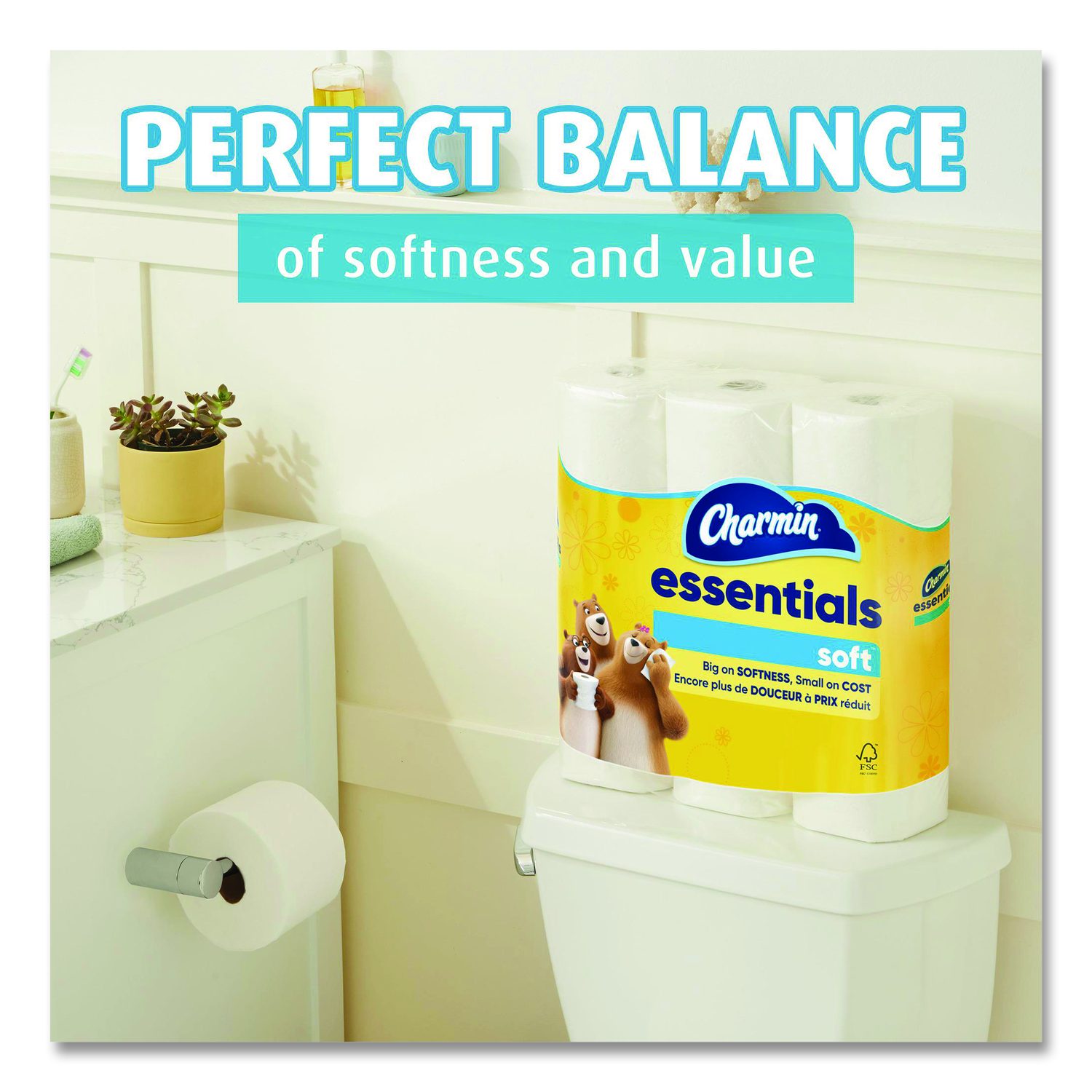Charmin® Essentials Soft Bathroom Tissue, Septic Safe, 2-Ply, White ...
