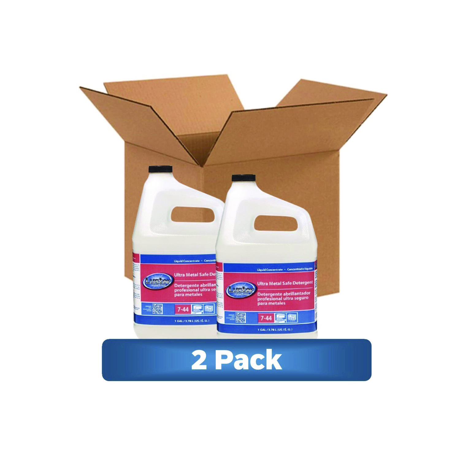 Luster™ Professional Ultra Metal Safe Detergent, 1 gal Bottle, 2/Carton