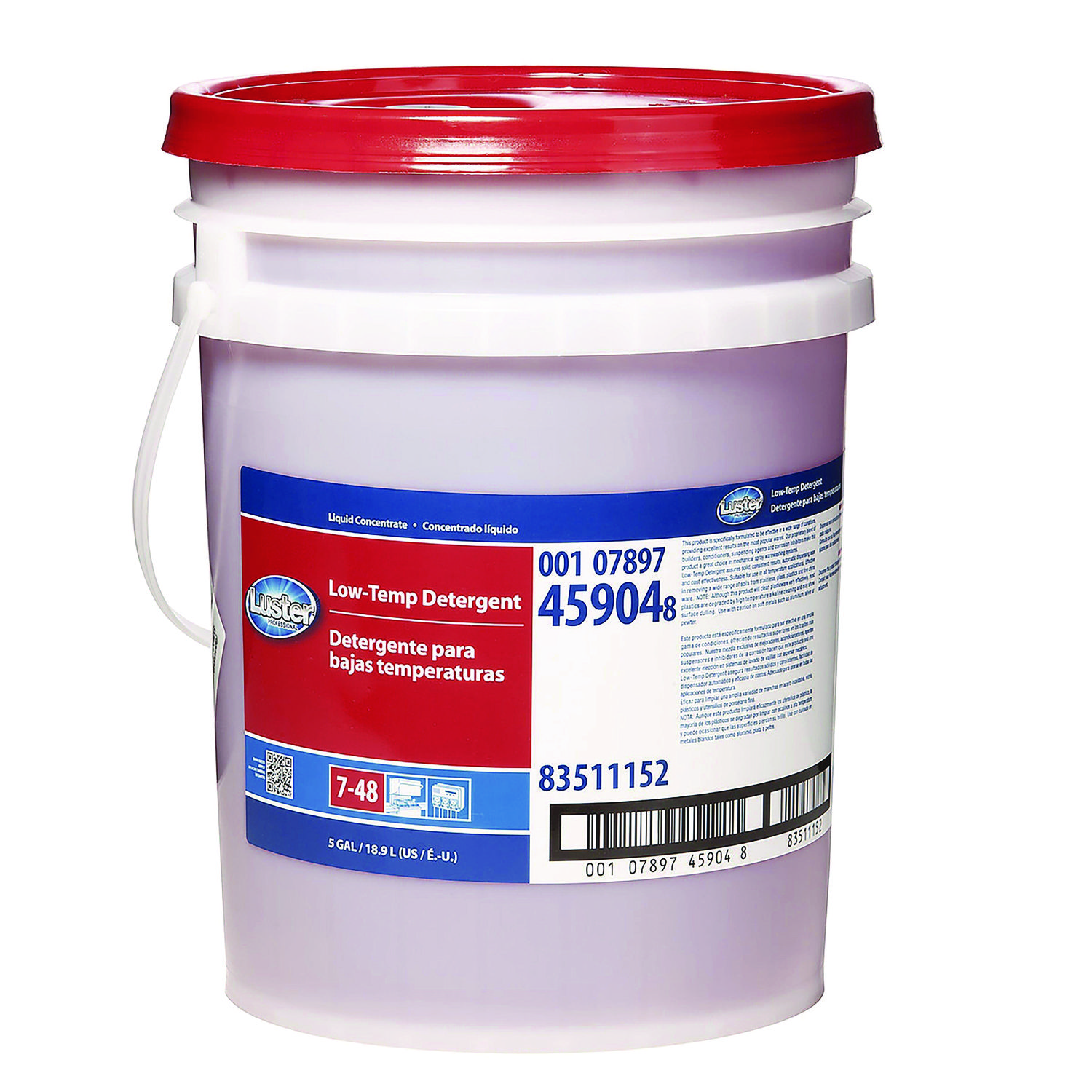 Low Temp Detergent, Unscented, 5 gal Pail