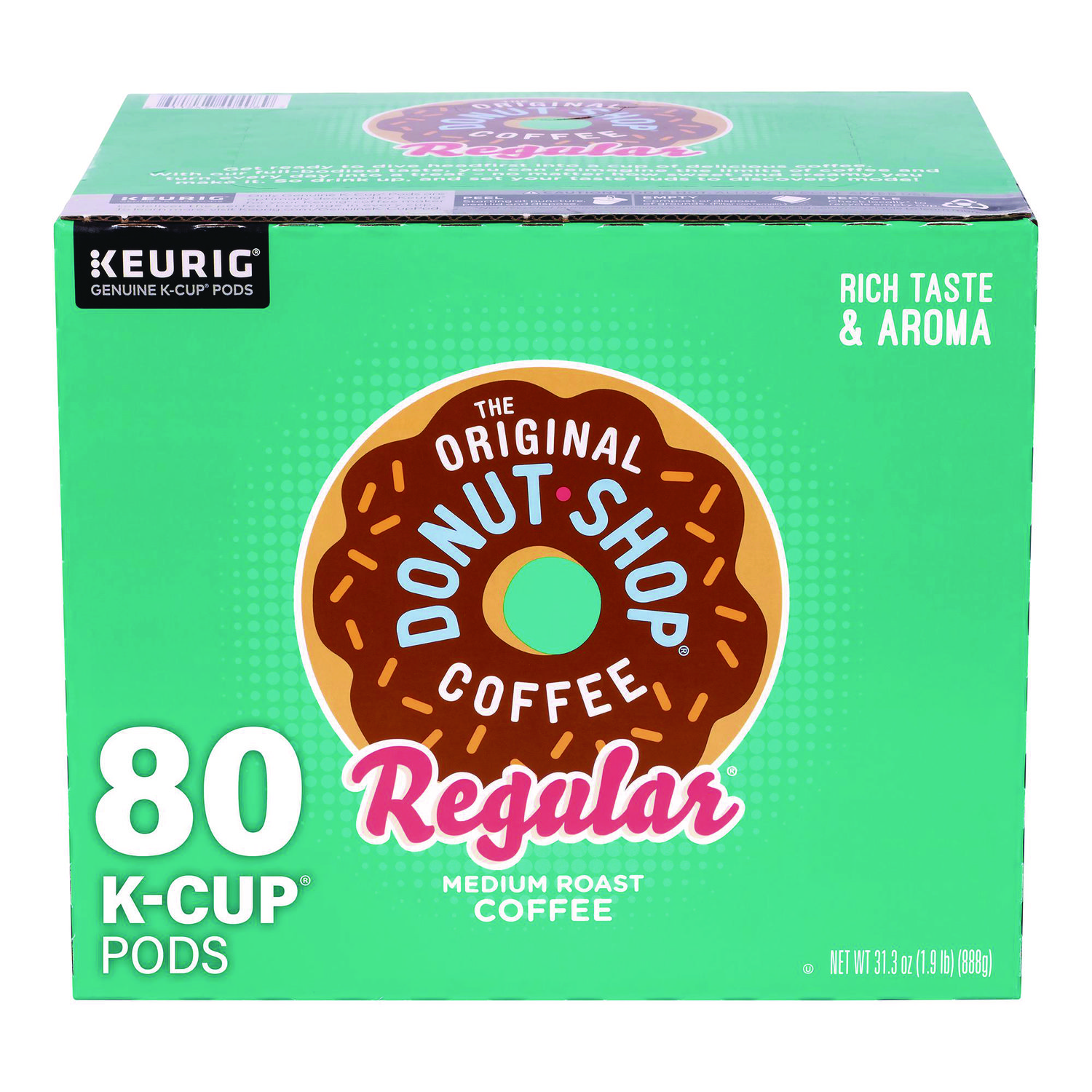 The Original Donut Shop® Donut Shop Coffee K-Cups, Regular, 100/Carton