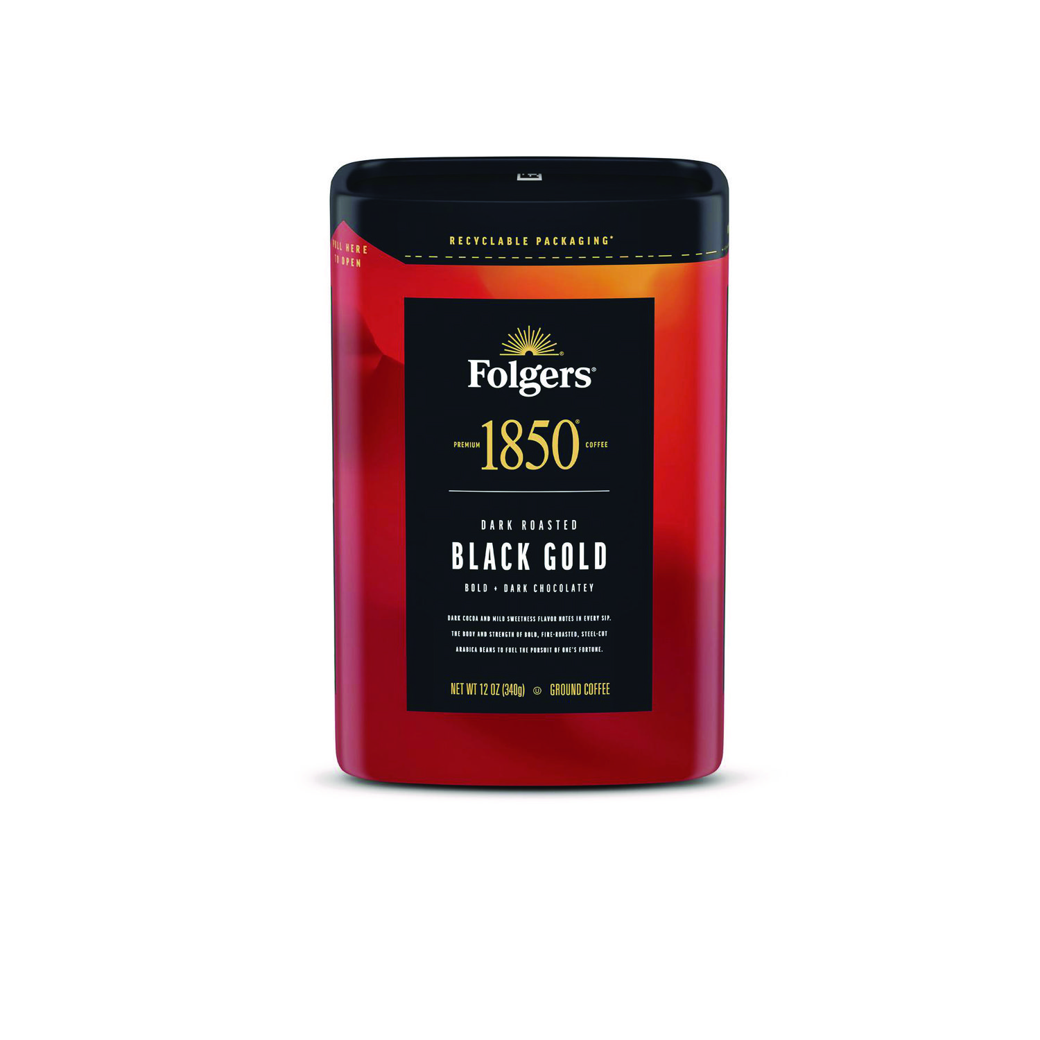 1850 Coffee, Black Gold, 12 oz Bag