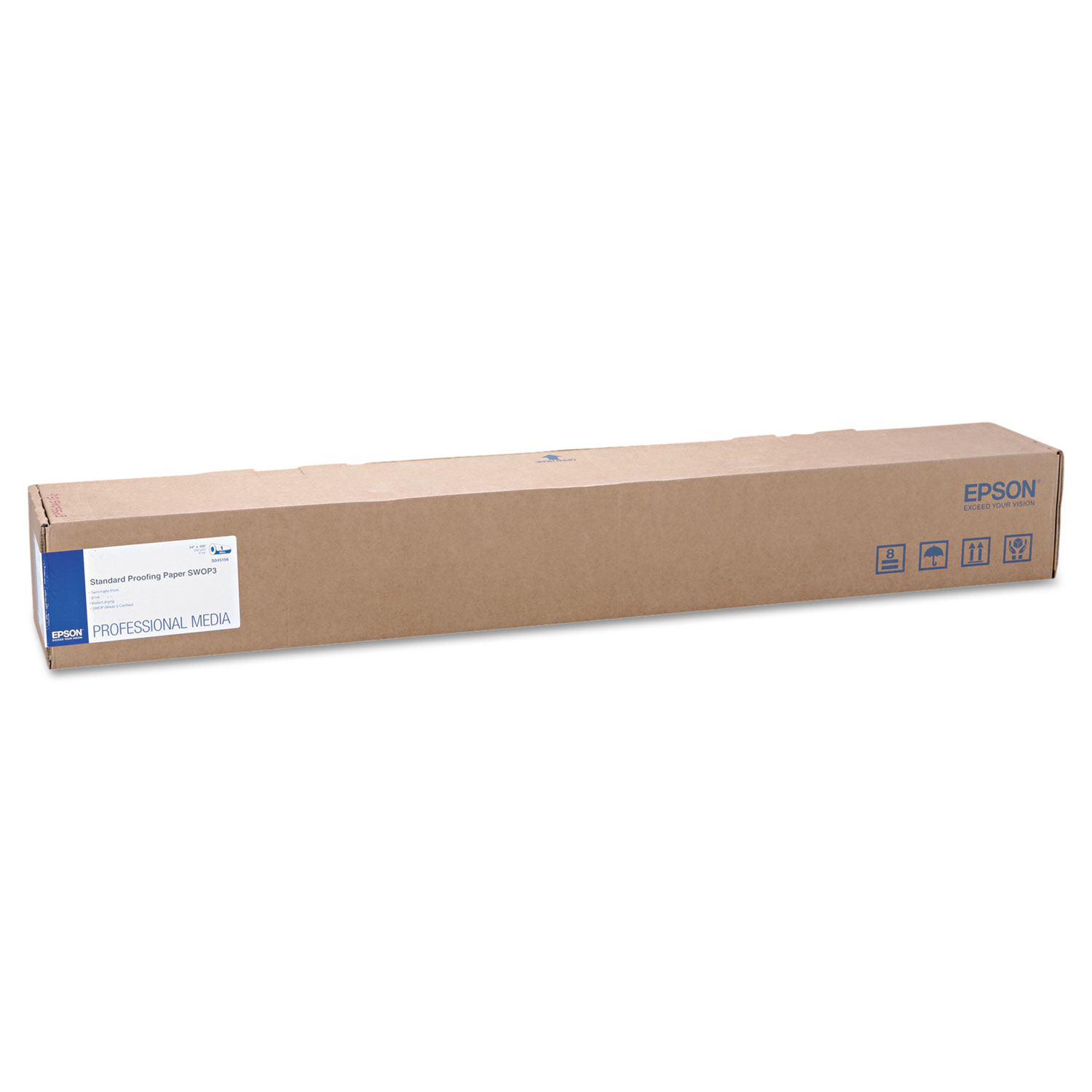 Standard Proofing Paper Roll SWOP3, 9 mil, 44″ x 100 ft, Semi-Matte White