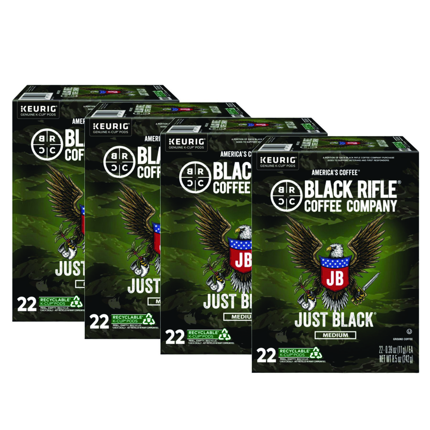 Just Black Coffee K-Cups, 88/Carton - myEliteProducts