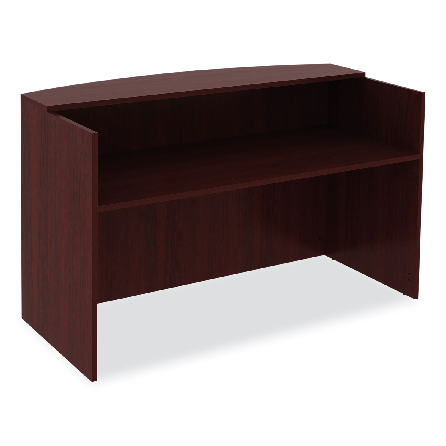Alera Valencia Series Reception Desk with Transaction Counter, 71