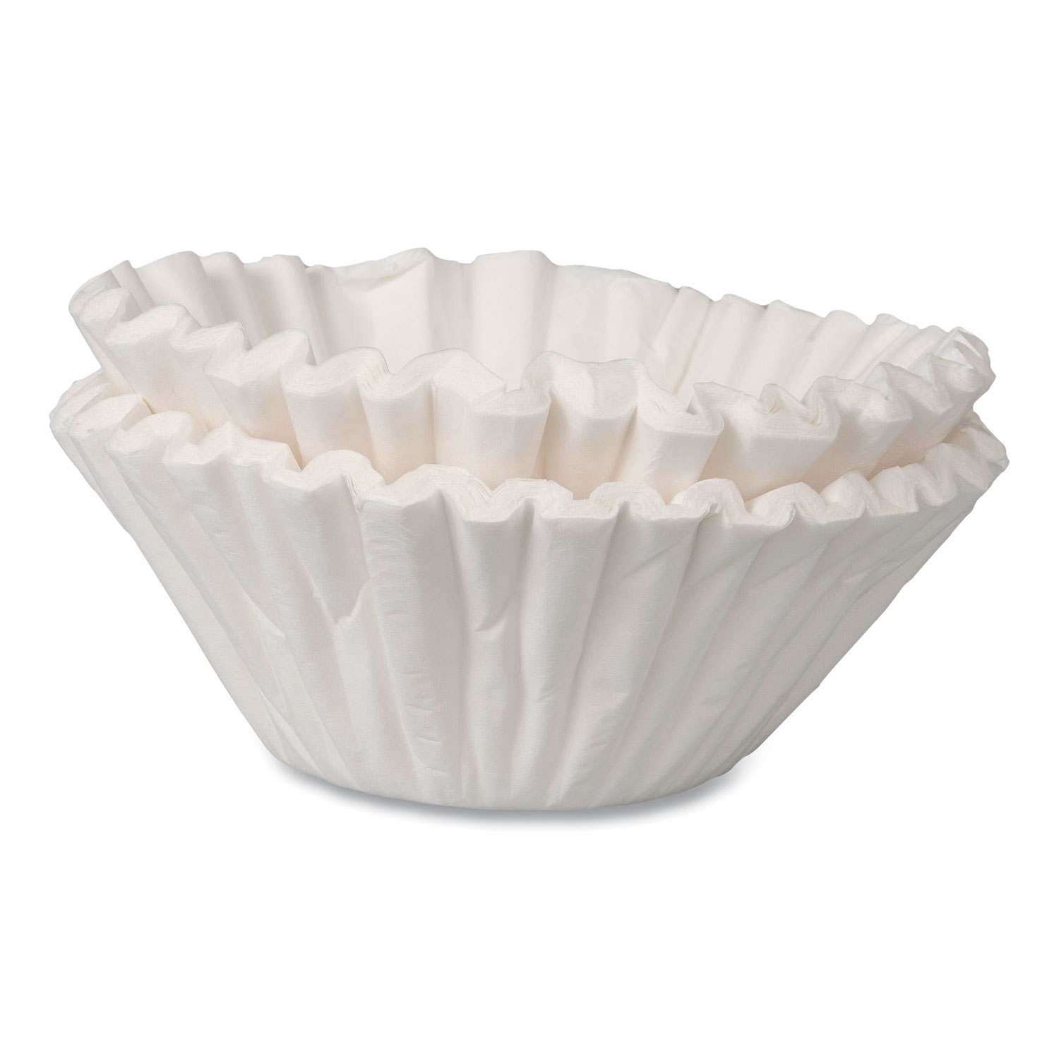 Commercial Coffee Filters, 6 gal Urn Style, Flat Bottom, 36/Cluster, 7 Clusters/Carton