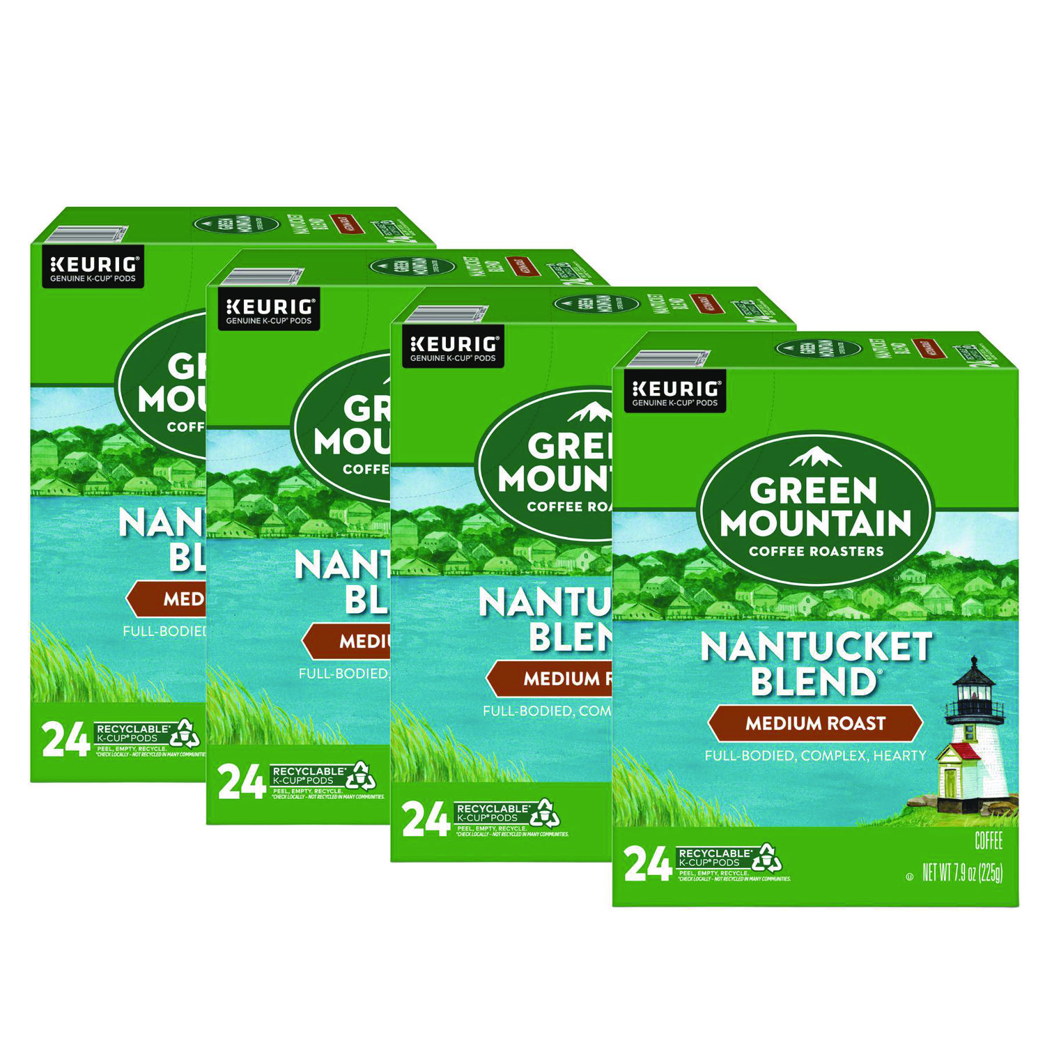 Nantucket Blend Coffee K-Cups, 96/Carton