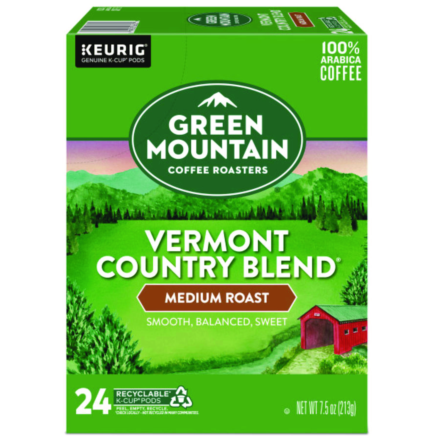 Vermont Country Blend Coffee K-Cups, 24/Box