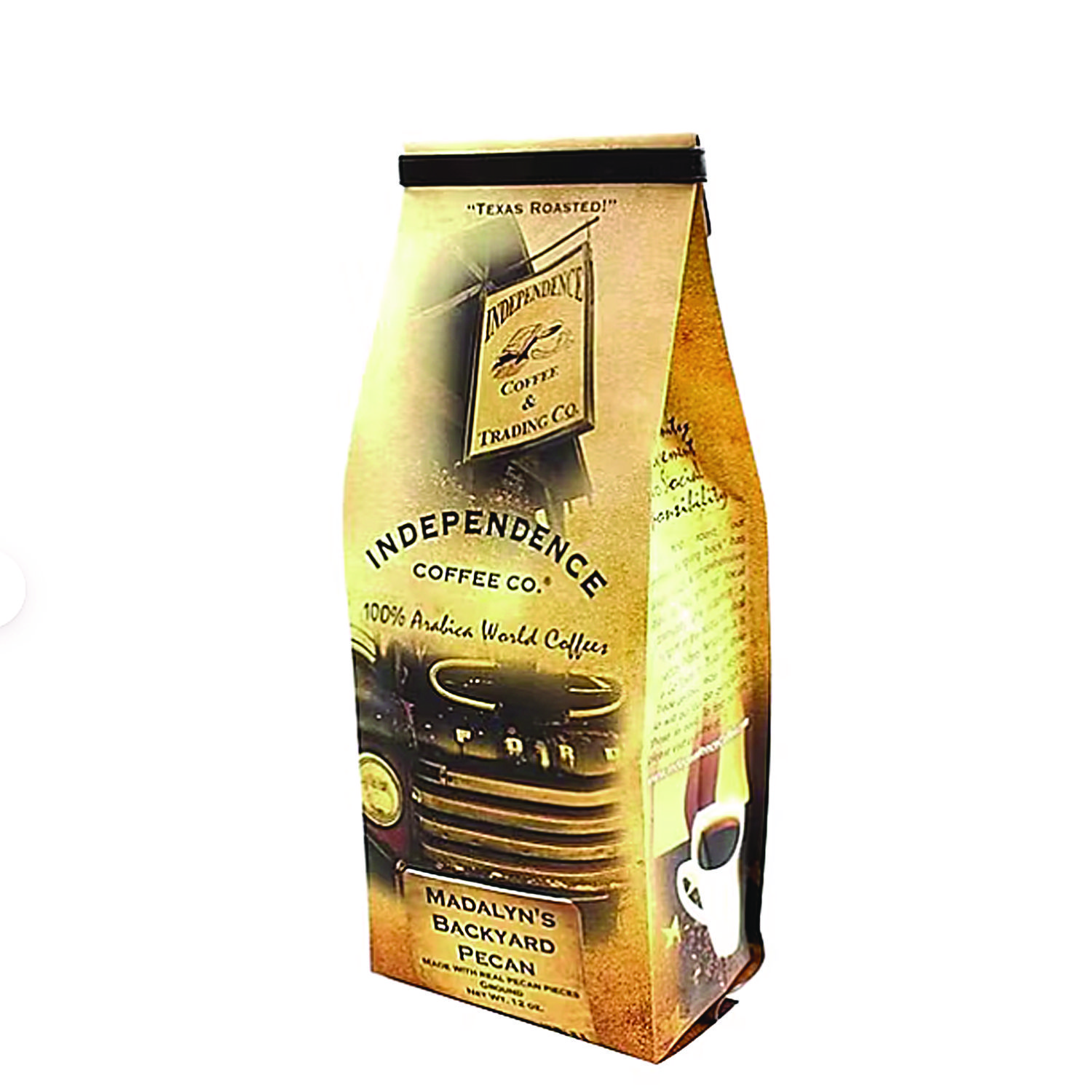 Independence Coffee Co. Madalyn's Backyard Pecan Ground Coffee, 12 oz Bag