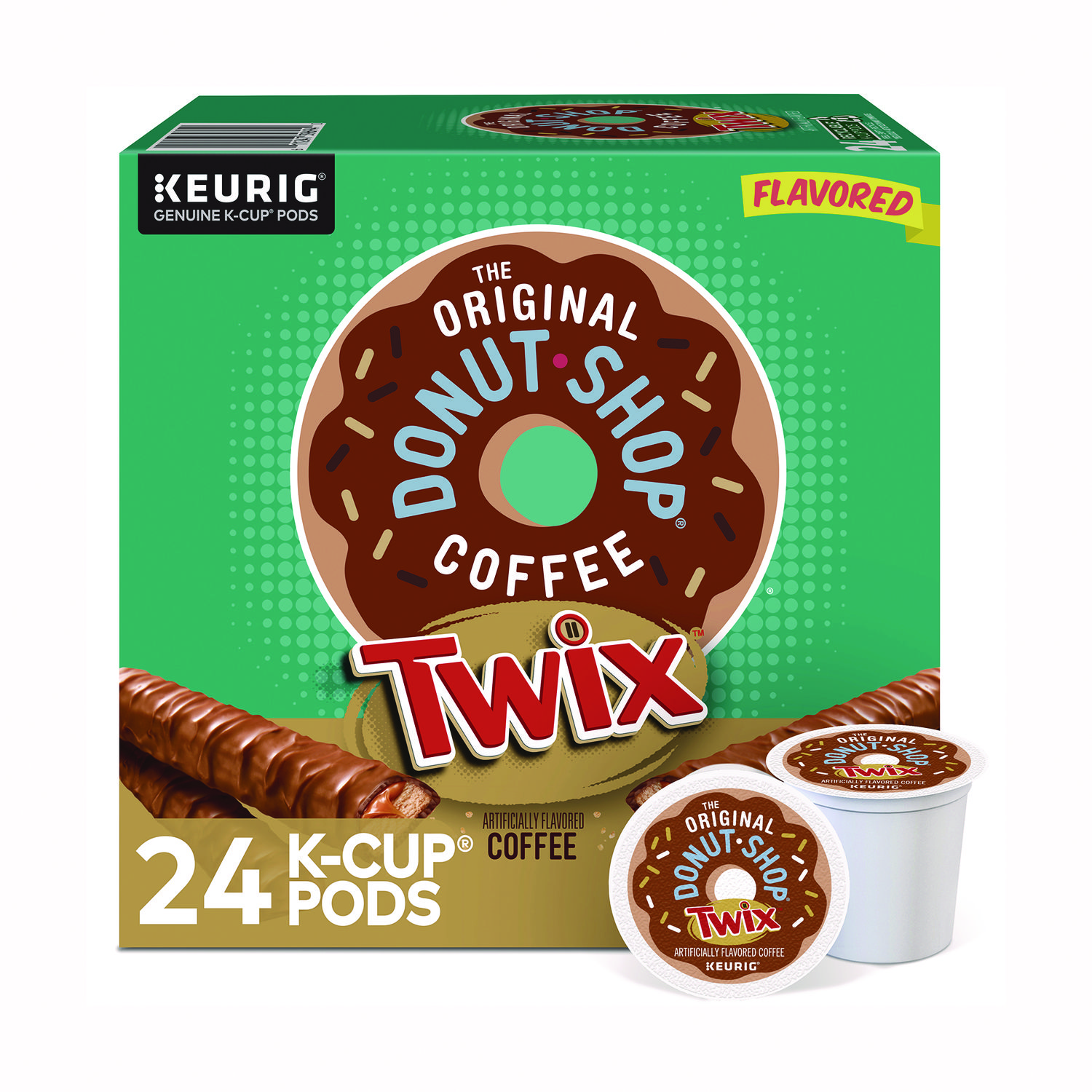 The Original Donut Shop® Twix Flavored Coffee K-Cups, 24/Box