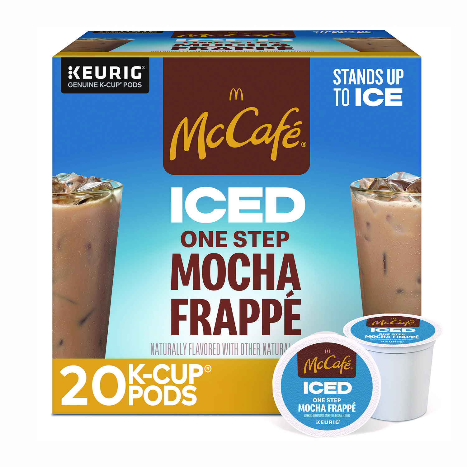 McCafe® Mocha Frappe Iced Coffee Keurig K-Cup Pods, 20/Box