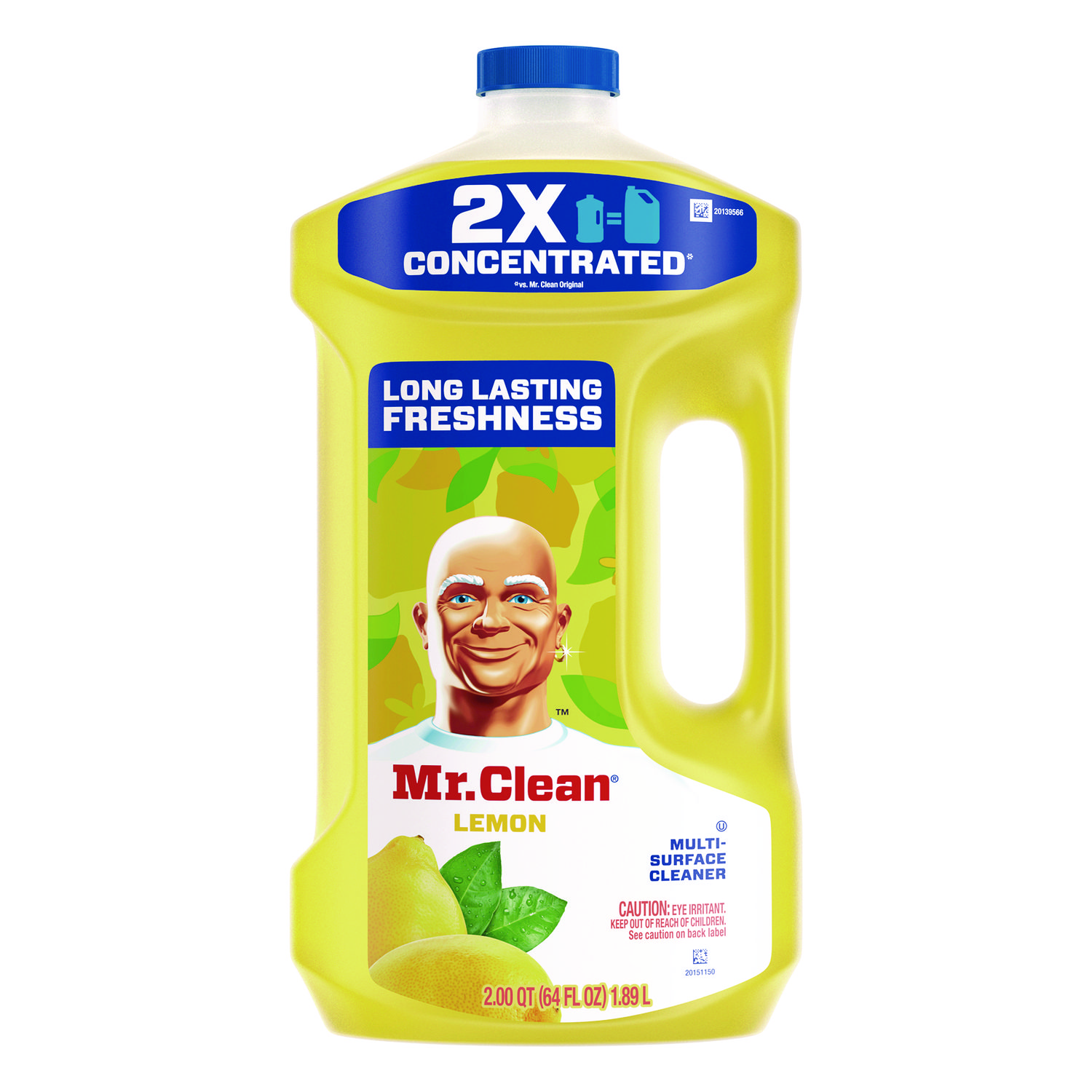 Mr. Clean® Multipurpose Cleaning Solution, Lemon Scent, 64 oz Bottle