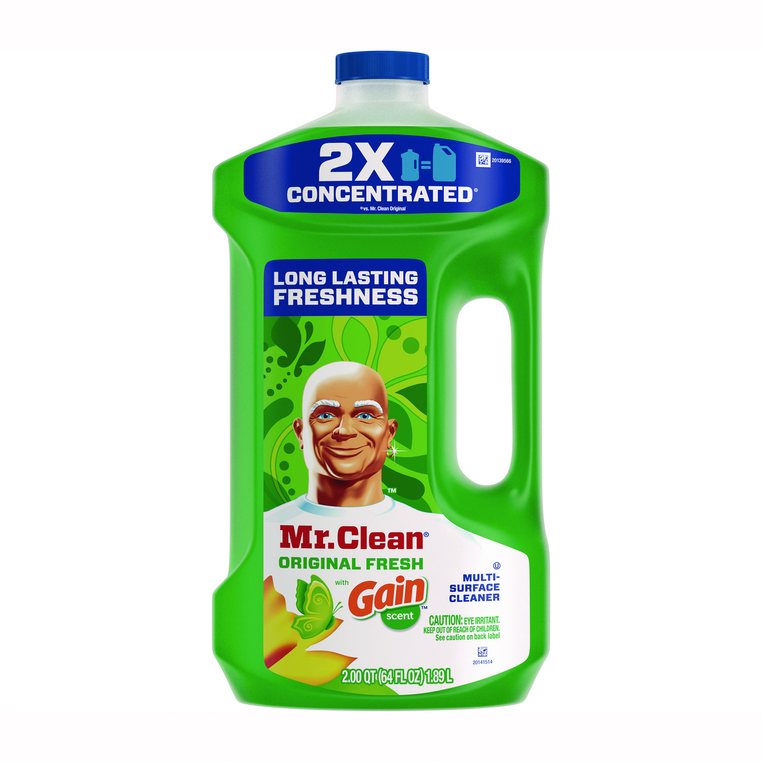 Mr. Clean® Multipurpose Cleaning Solution, Gain Original Fresh Scent, 64 oz Bottle