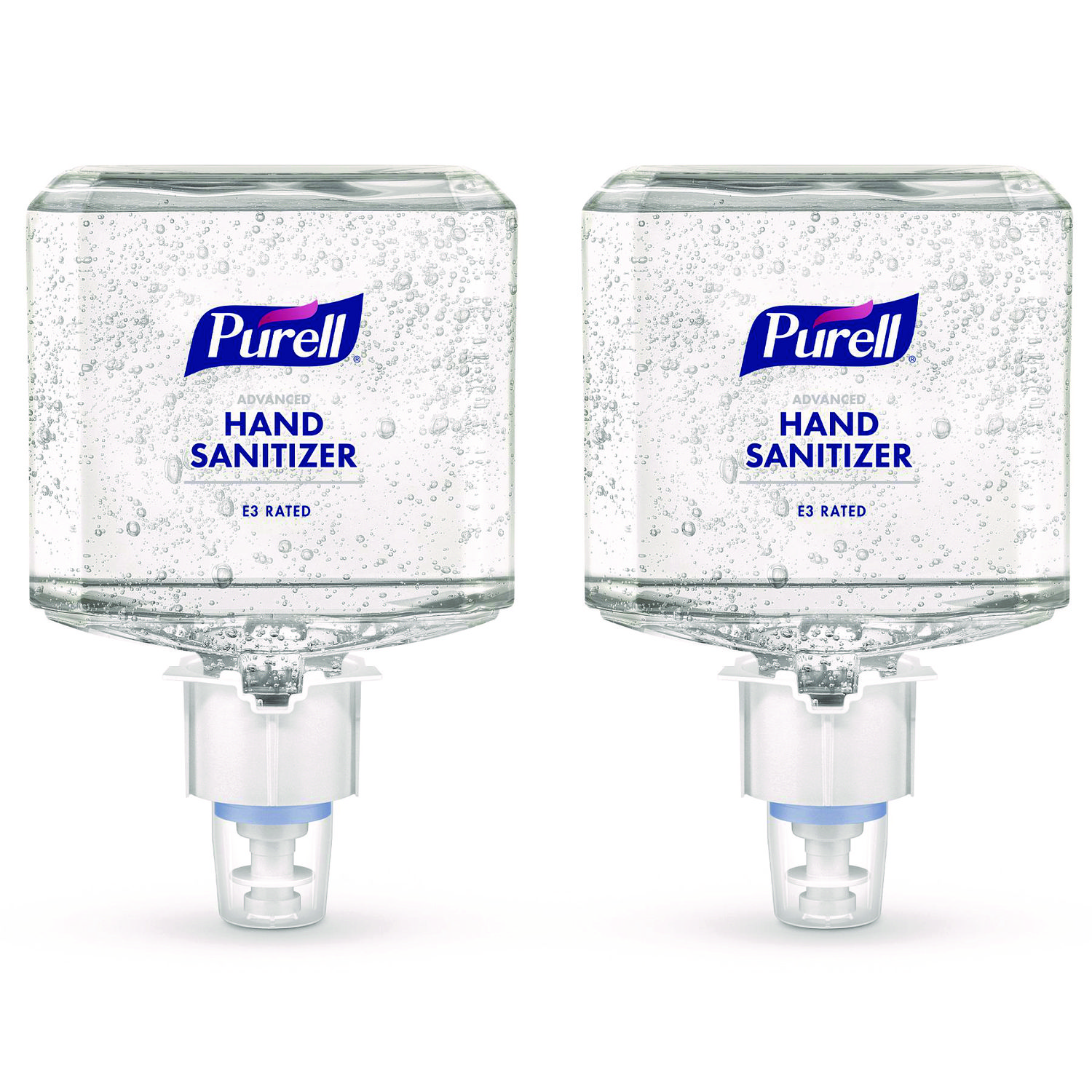 Food Processing Advanced Hand Sanitizer E3 Gel, 1,200 mL Bottle, Fragrance-Free, For ES6 Dispensers, 2/Carton